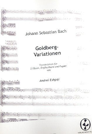 Goldberg-Variationen: Transkription für 2 Oboen, Englischhorn und Fagott Sheet Music
