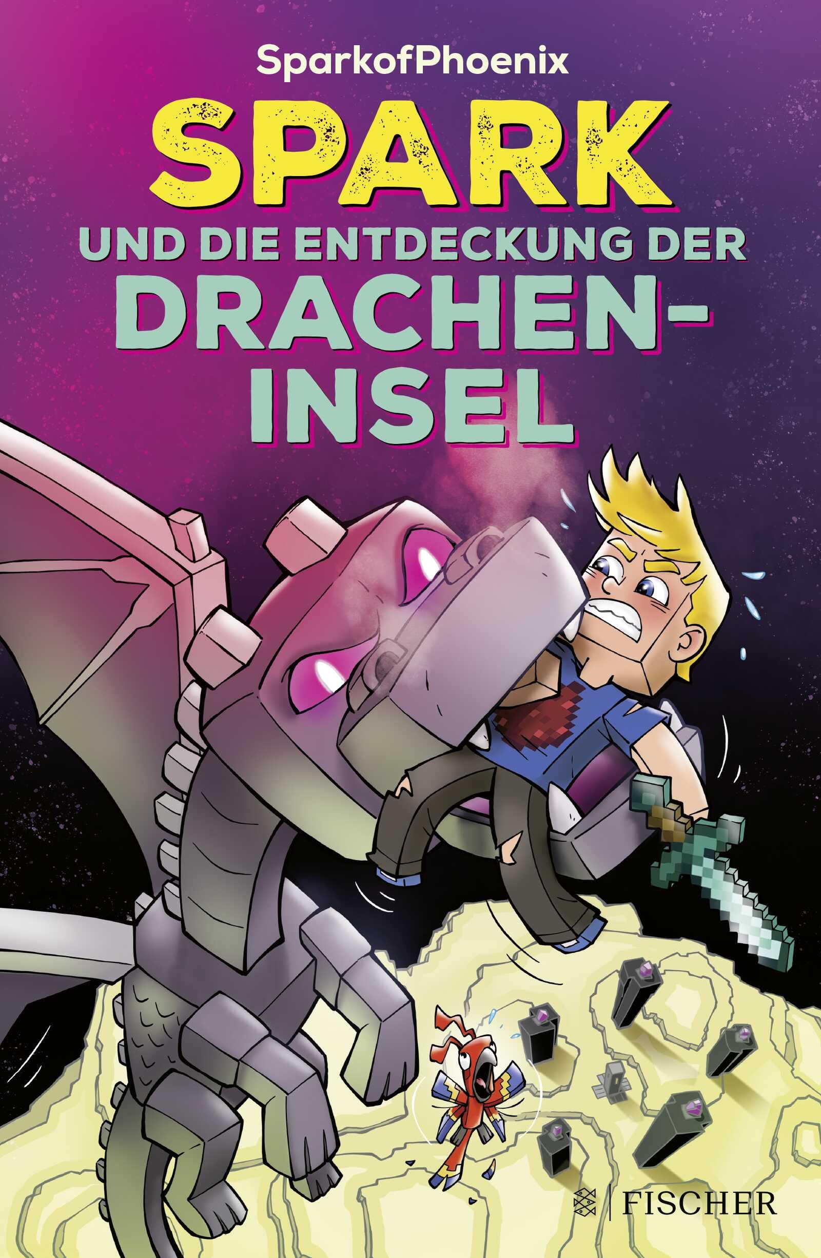 SparkofPhoenix: Spark und die Entdeckung der Dracheninsel (SparkofPhoenix-Roman, Band 3) Contemporary literature
