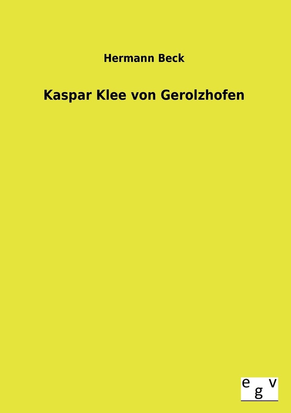 Product Image: Kaspar Klee von Gerolzhofen