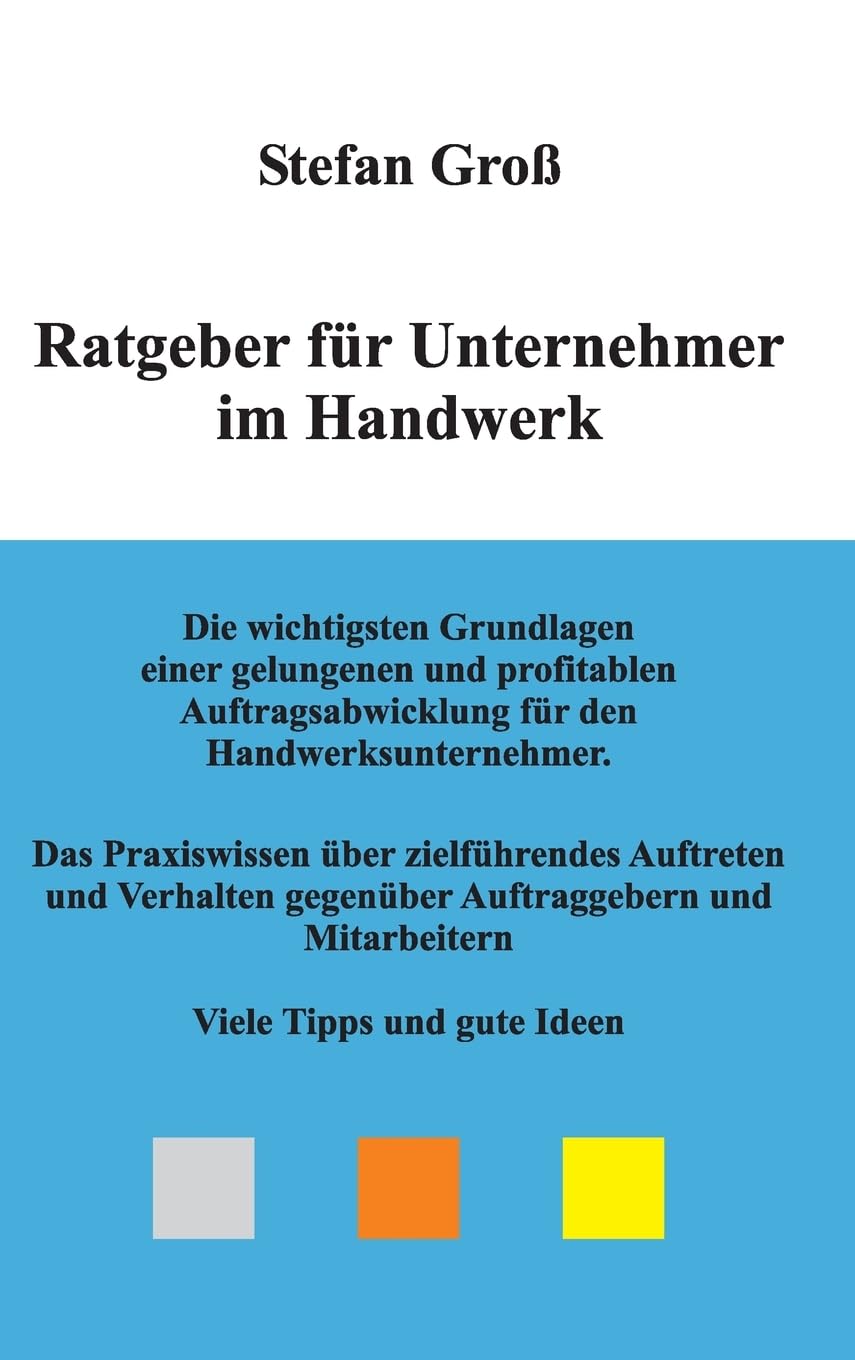 Ratgeber für Unternehmer im Handwerk Business, Finance & Career