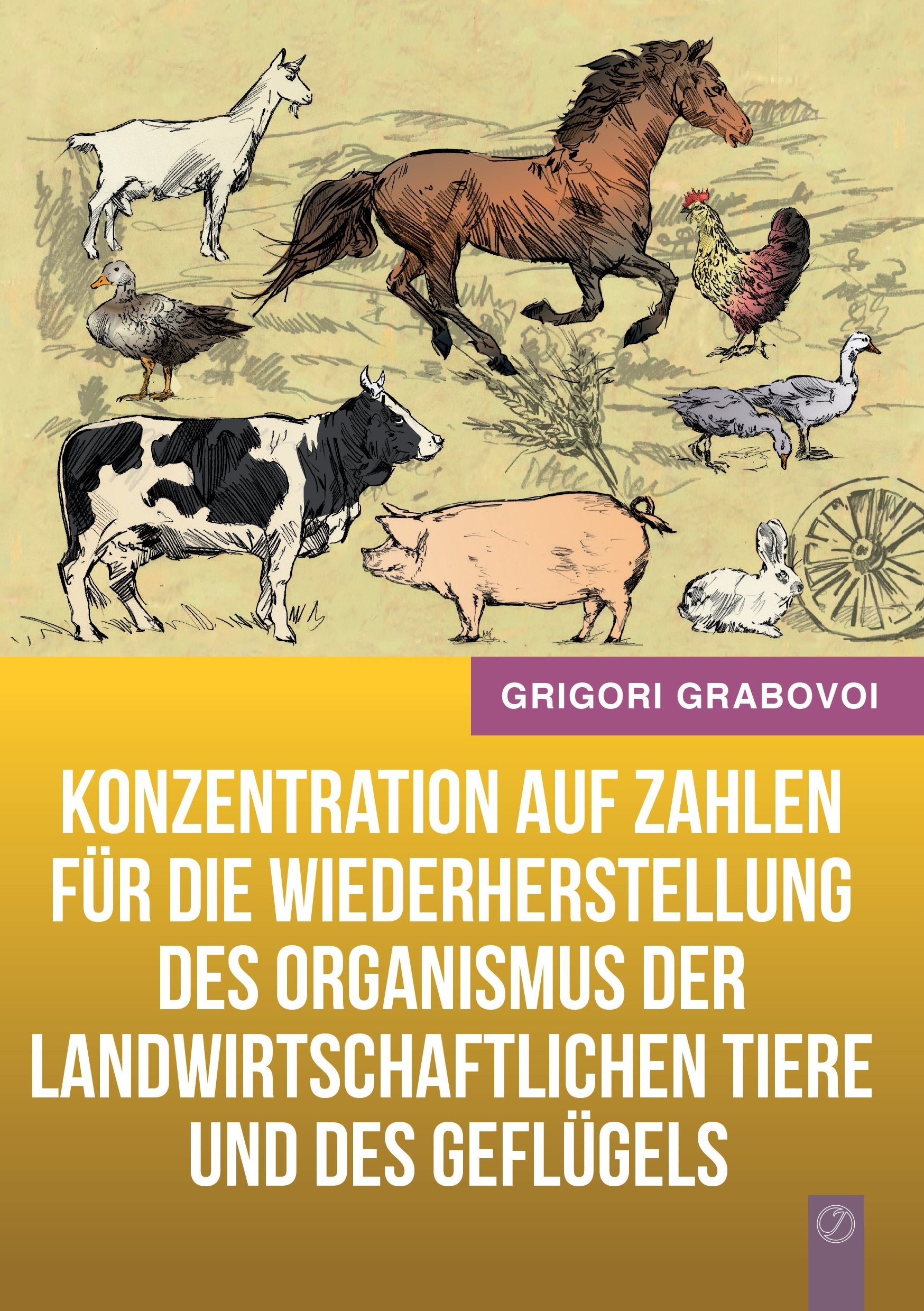 Konzentration auf Zahlen für die Wiederherstellung des Organismus der landwirtschaftlichen Tiere und des Geflügels Medicine