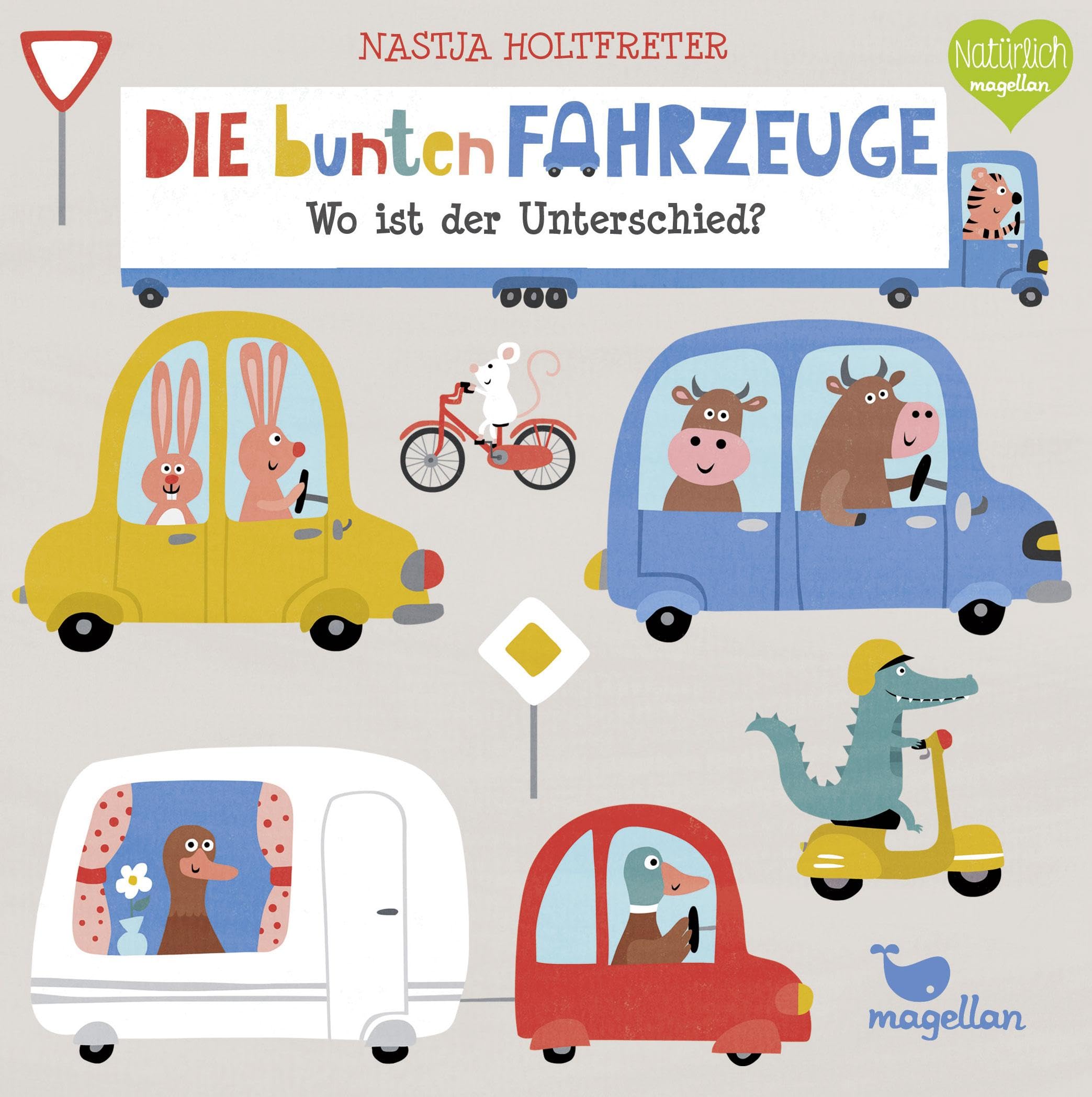 Die bunten Fahrzeuge - Wo ist der Unterschied? Non-fiction