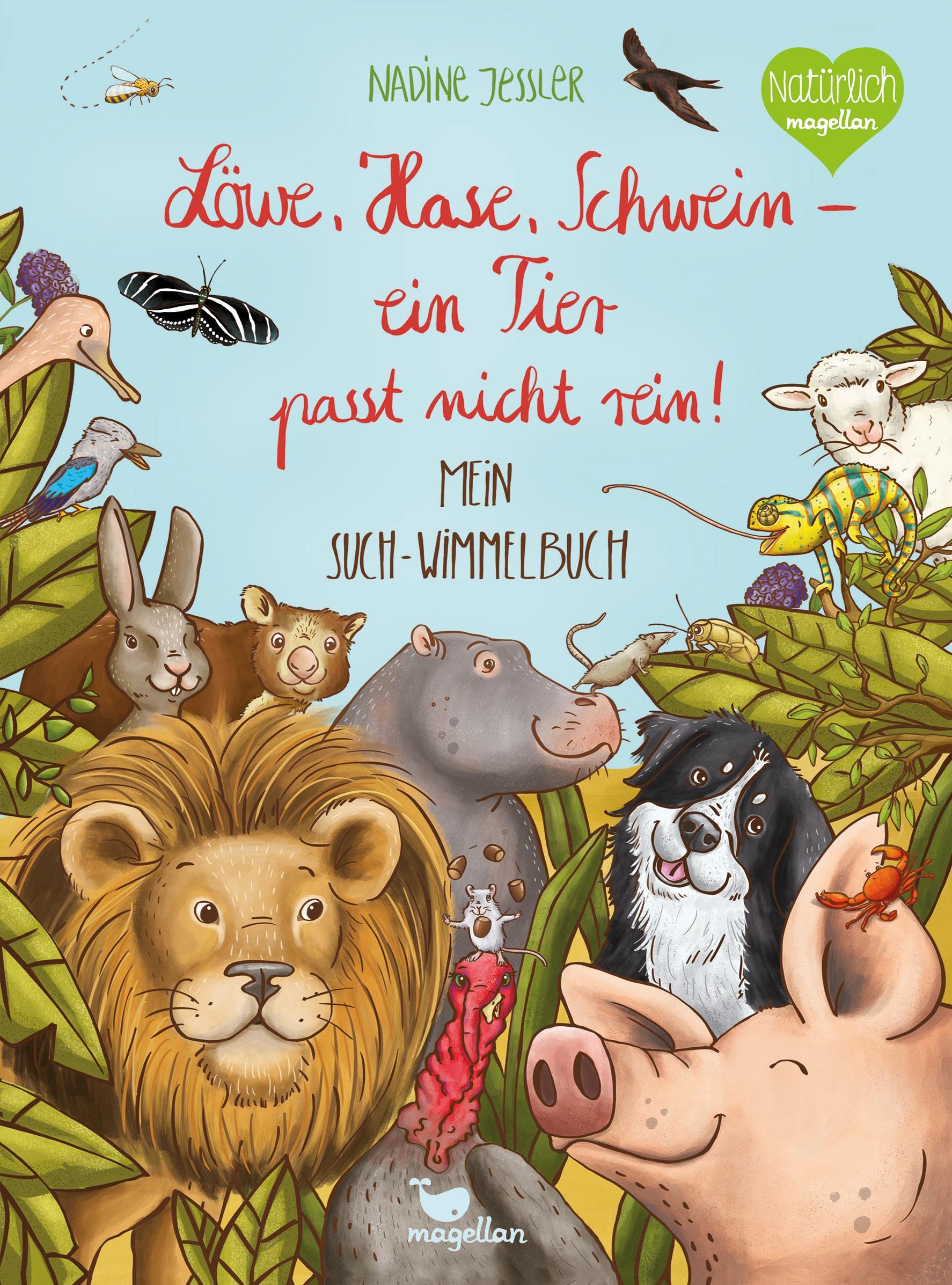 Löwe, Hase, Schwein - ein Tier passt nicht rein!: Mein Such-Wimmelbuch Tiptoi & Games