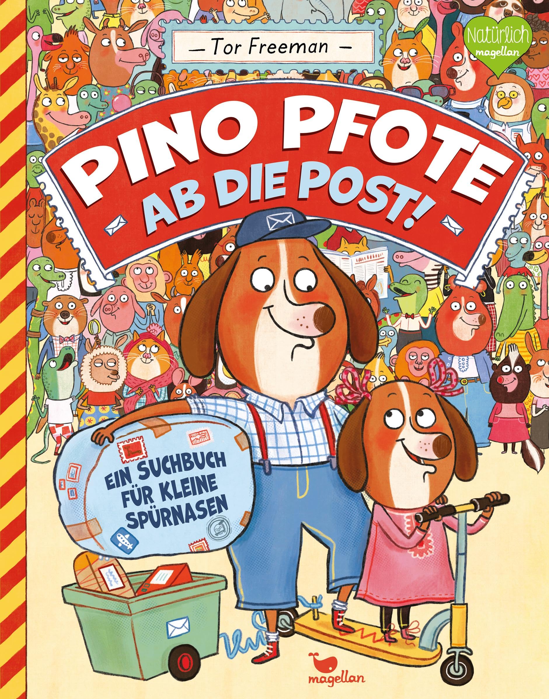 Pino Pfote - Ab die Post!: Ein Suchbuch für kleine Spürnasen Contemporary literature