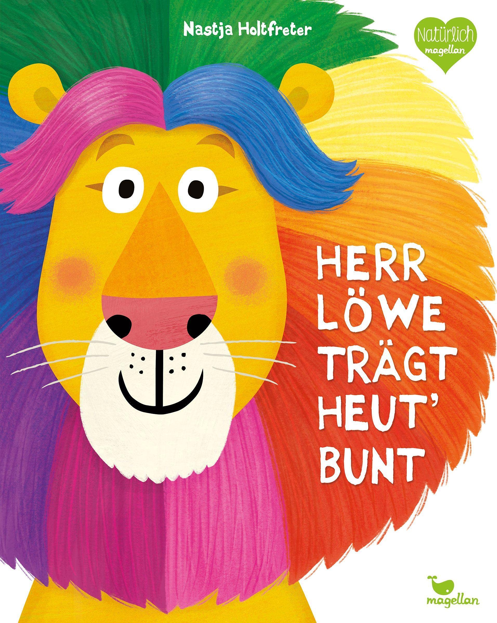 Herr Löwe trägt heut' bunt Children's books