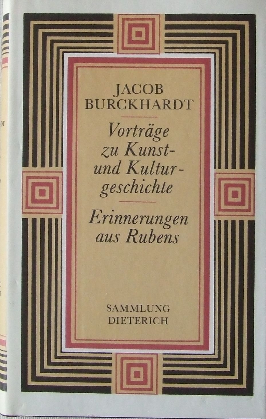 Vorträge zu Kunst- und Kulturgeschichte. Erinnerungen aus Rubens Books