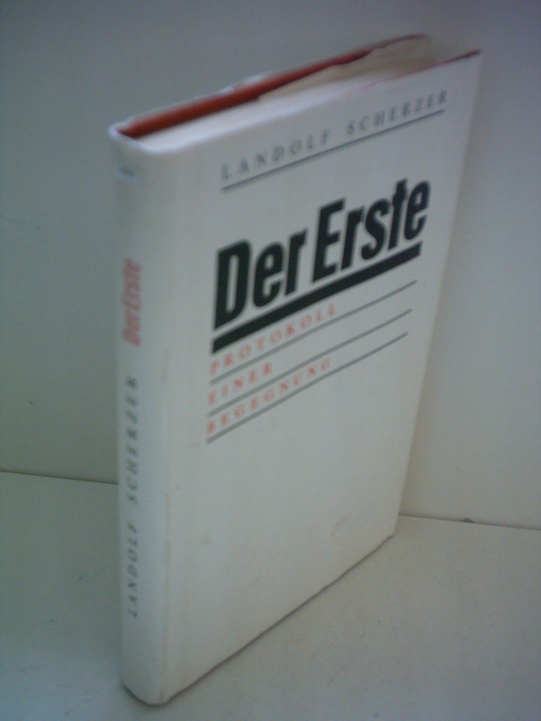 Der Erste. Protokoll einer Begegnung Social Sciences Books