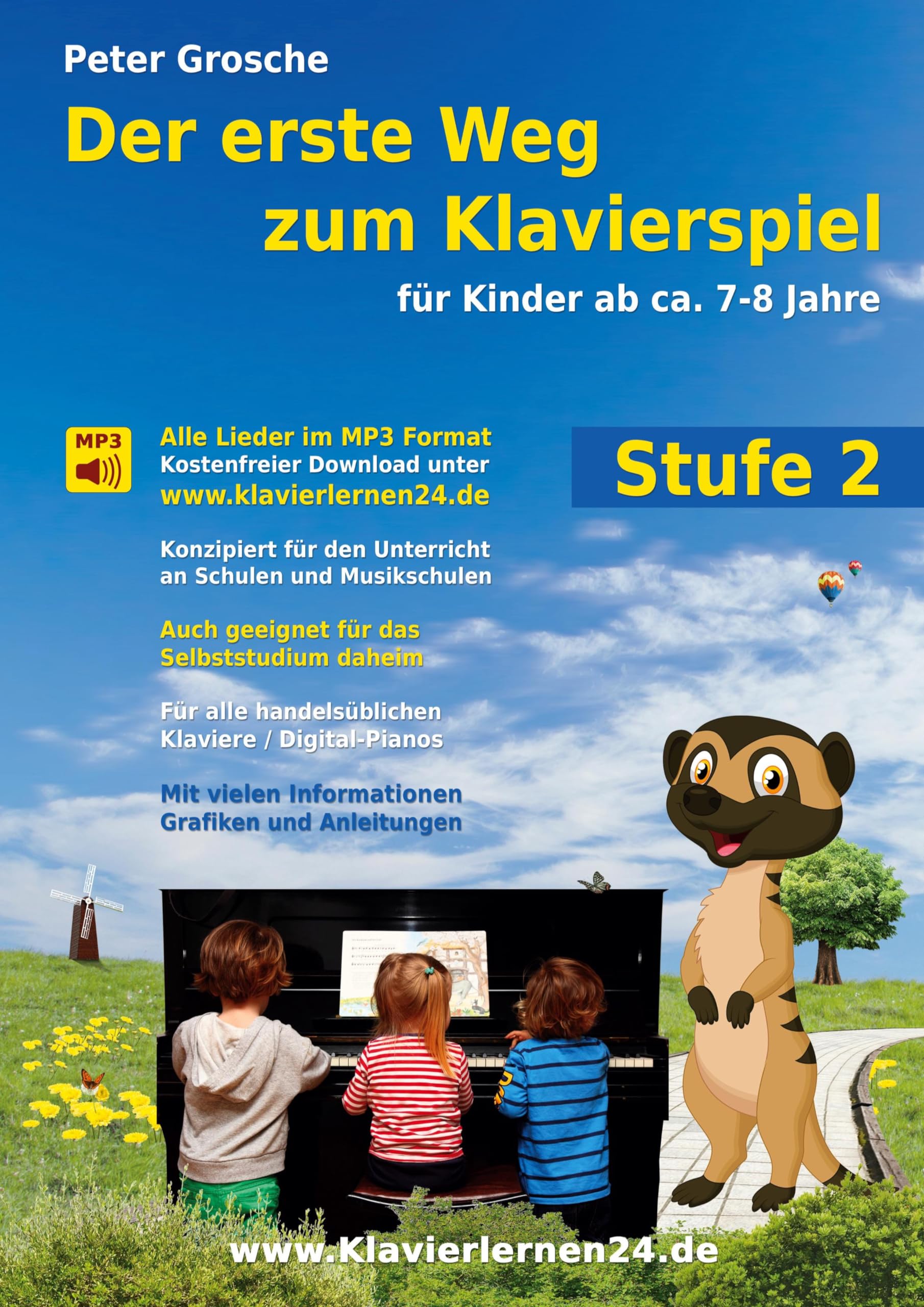 Der erste Weg zum Klavierspiel, Stufe 2: Für Kinder ab ca. 7-8 Jahre - Der neue Weg zum Klavierspielen - Die Weiterführung - Entdecken der musikalischen Welt Arts & Music