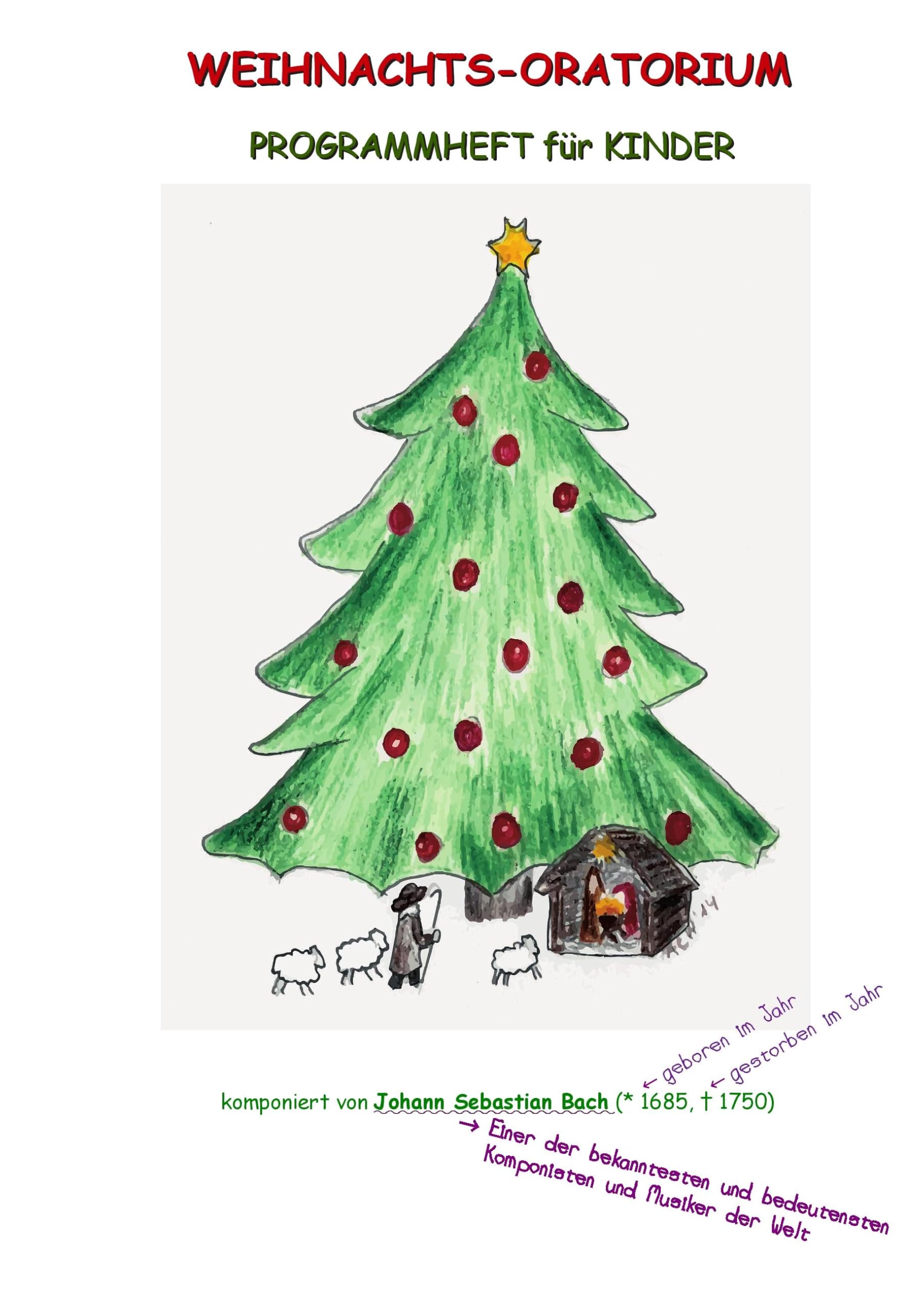 Weihnachts-Oratorium: Konzert-Begleitheft für Kinder Non-fiction