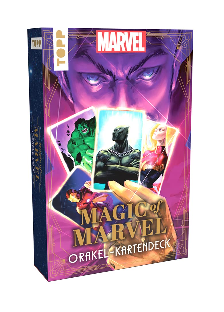 Magic of MARVEL Orakel-Kartendeck. Ein Blick in die Zukunft mit den Original MARVEL-Superhelden wie Spider-Man, Deadpool oder Wolverine Contemporary literature