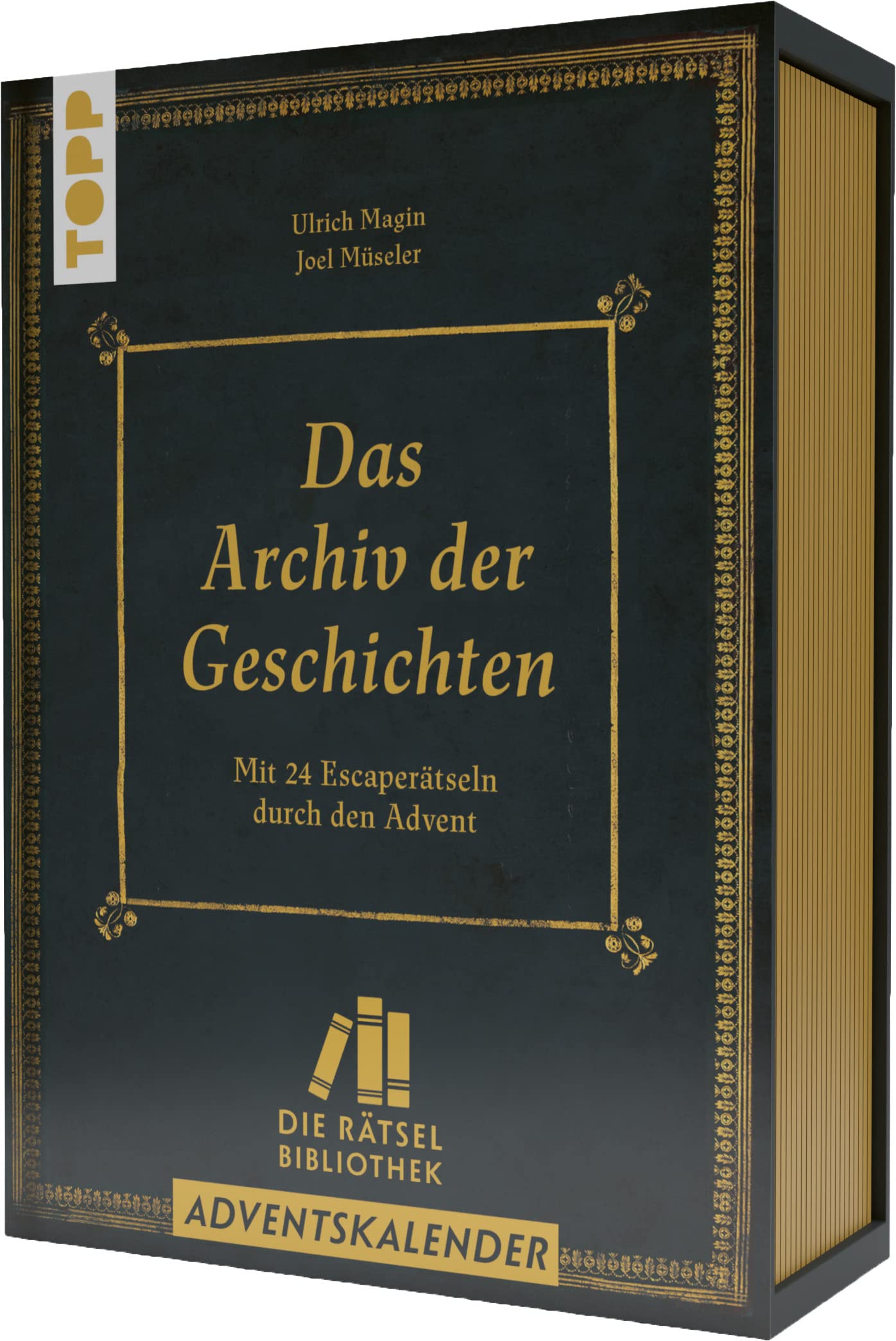 Die Rätselbibliothek. Adventskalender - Das Archiv der Geschichten: Mit 24 Escape-Rätseln durch den Advent Leisure & Fun