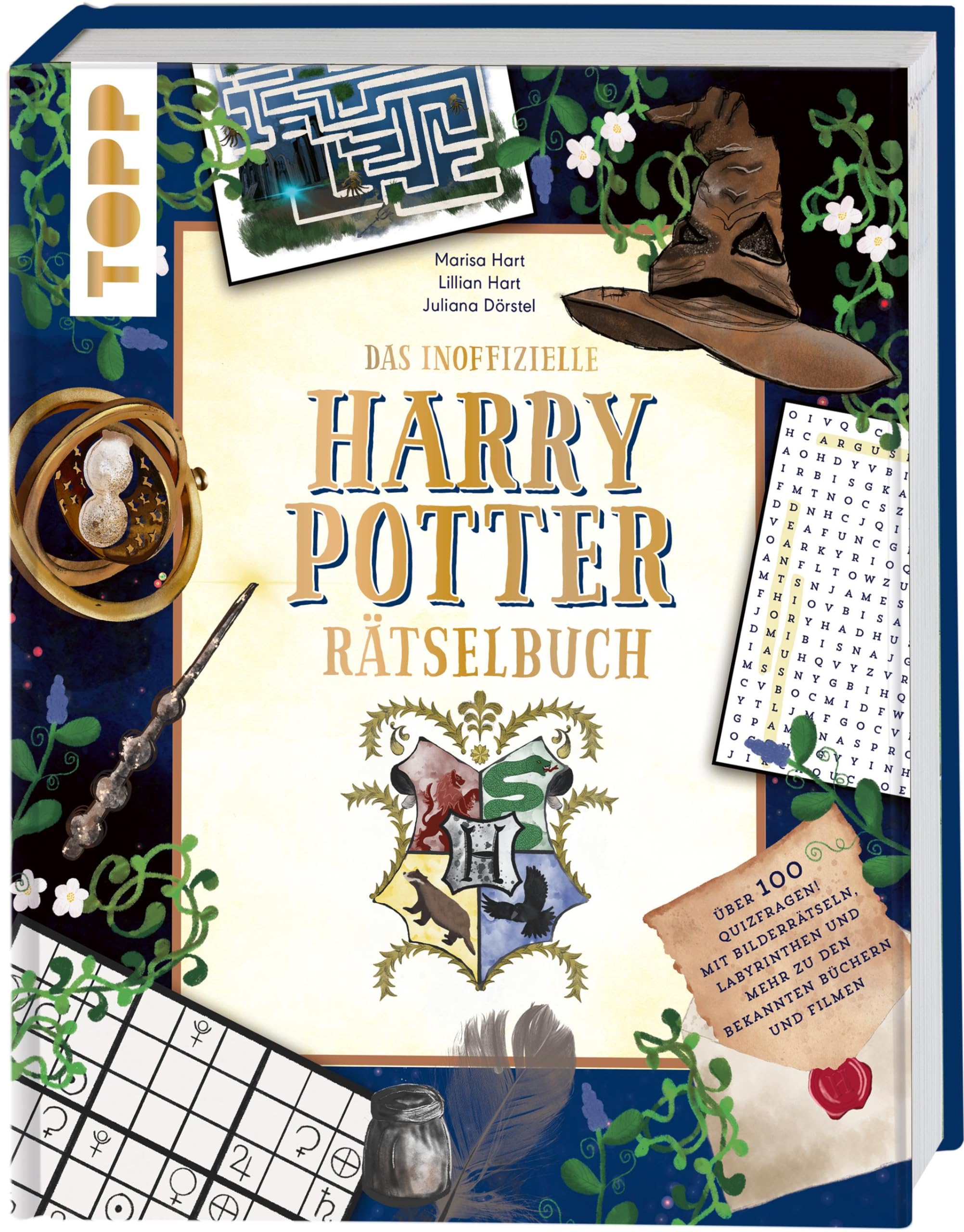 Das inoffizielle Rätselbuch für Potter-Fans. Über 100 Quizfragen, Bilderrätsel, Labyrinthe und mehr zu den bekannten Büchern und Filmen Film, Art & Culture