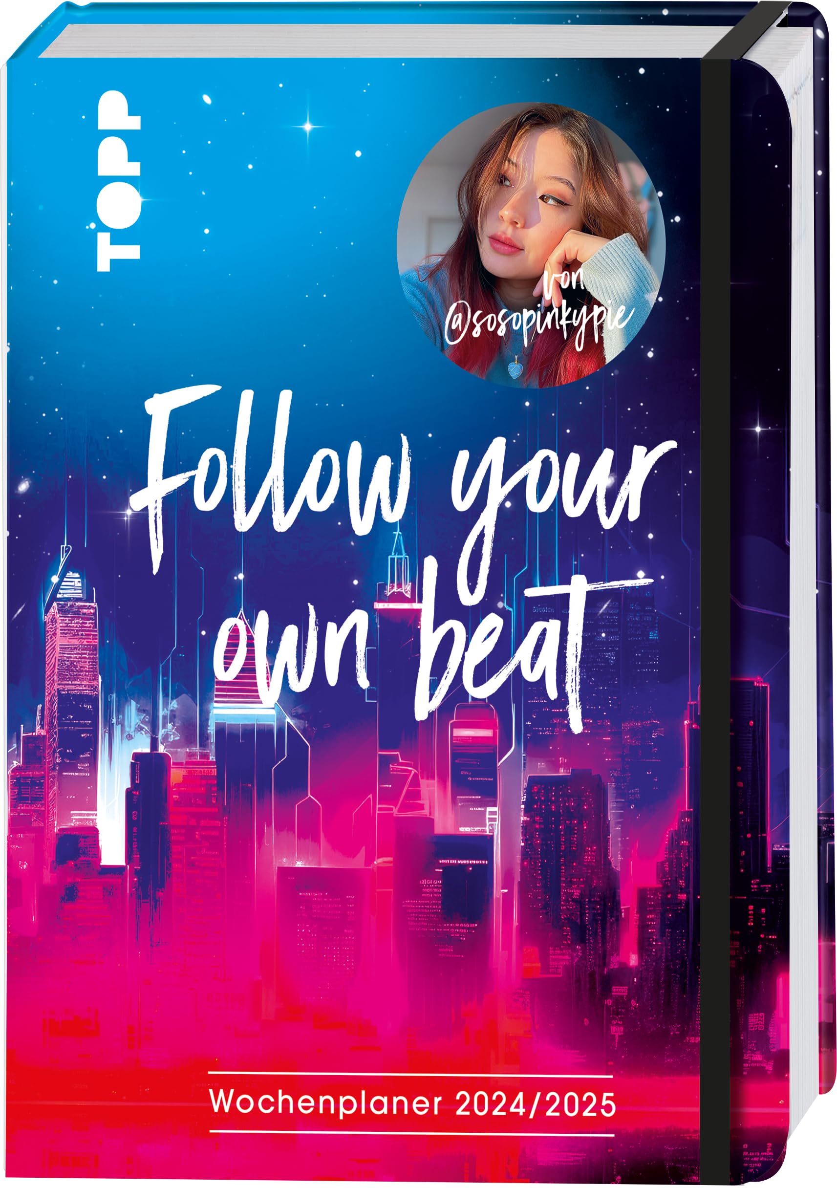 Follow your own beat. Wochenplaner 2024/2025: 14-Monate-Timer von @sosopinkypie Calendars