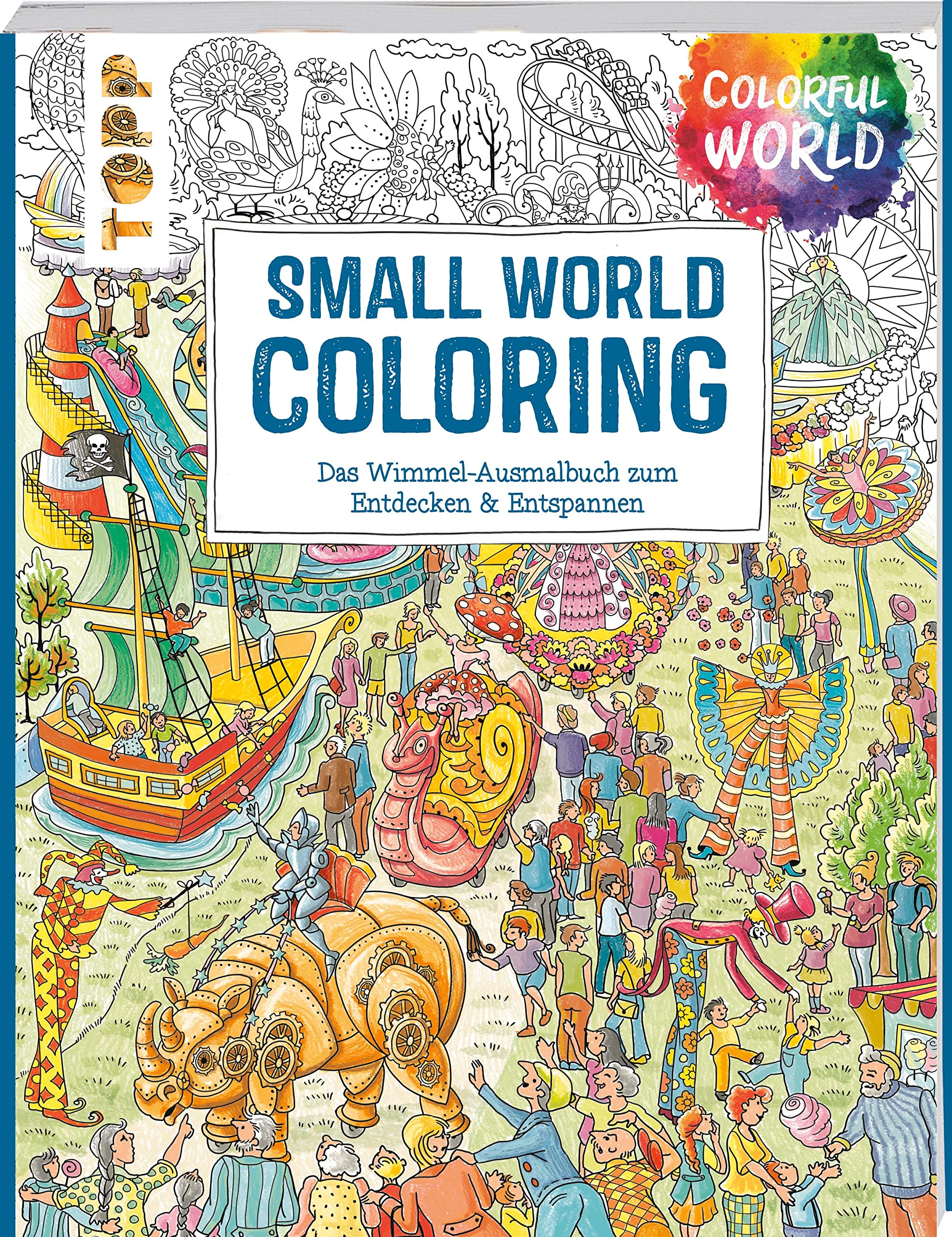 Colorful World - Small World Coloring Arts & Music