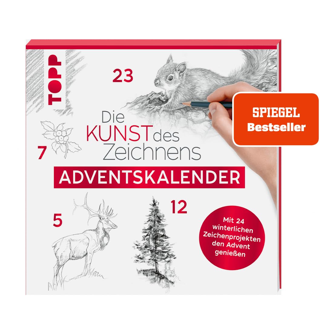 Adventskalender Die Kunst des Zeichnens.: Mit 24 winterlichen Zeichenprojekten den Advent genießen Arts & Music