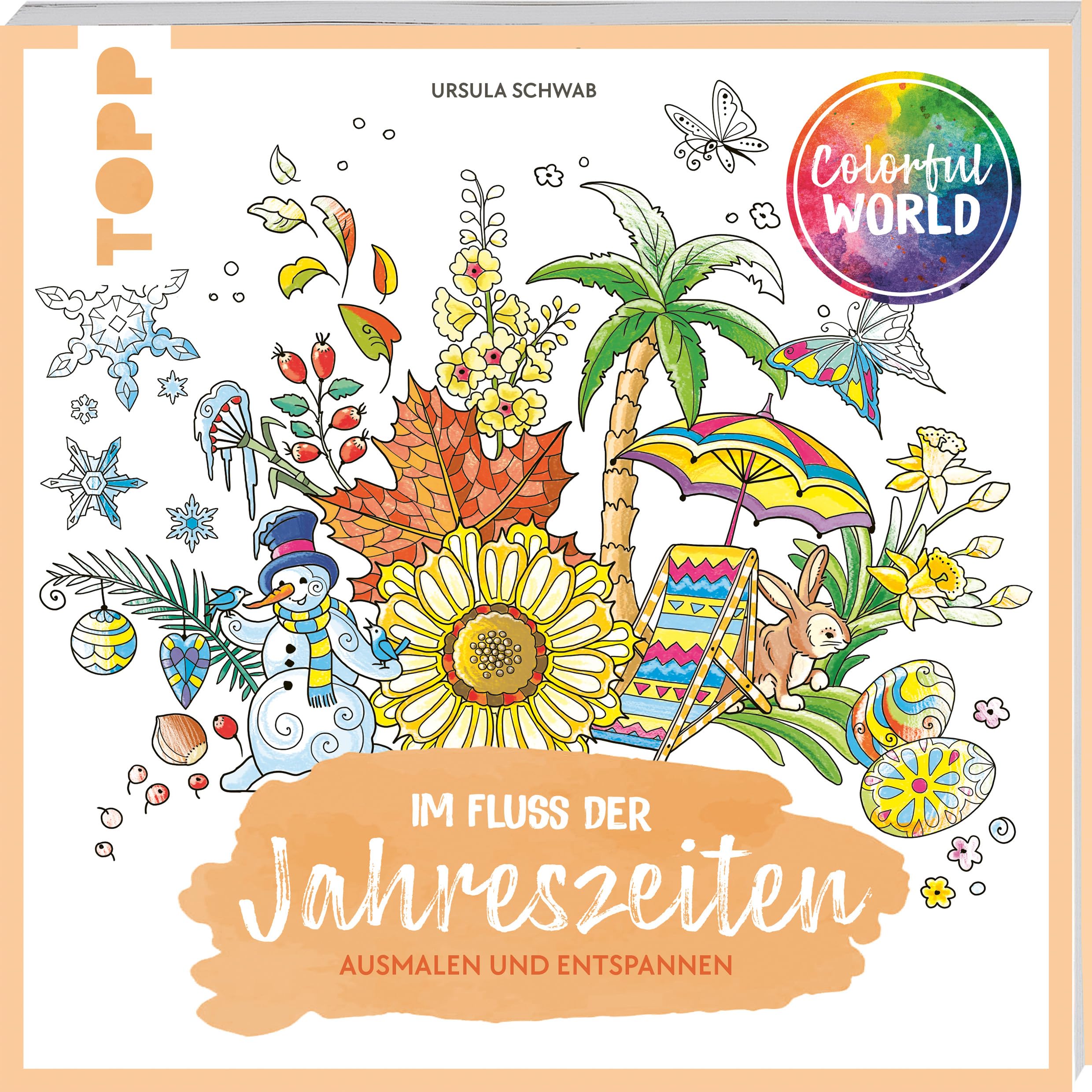 Colorful World - Im Fluss der Jahreszeiten: Ausmalen & entspannen (Colorful World (Ausmalbücher)) Arts & Music