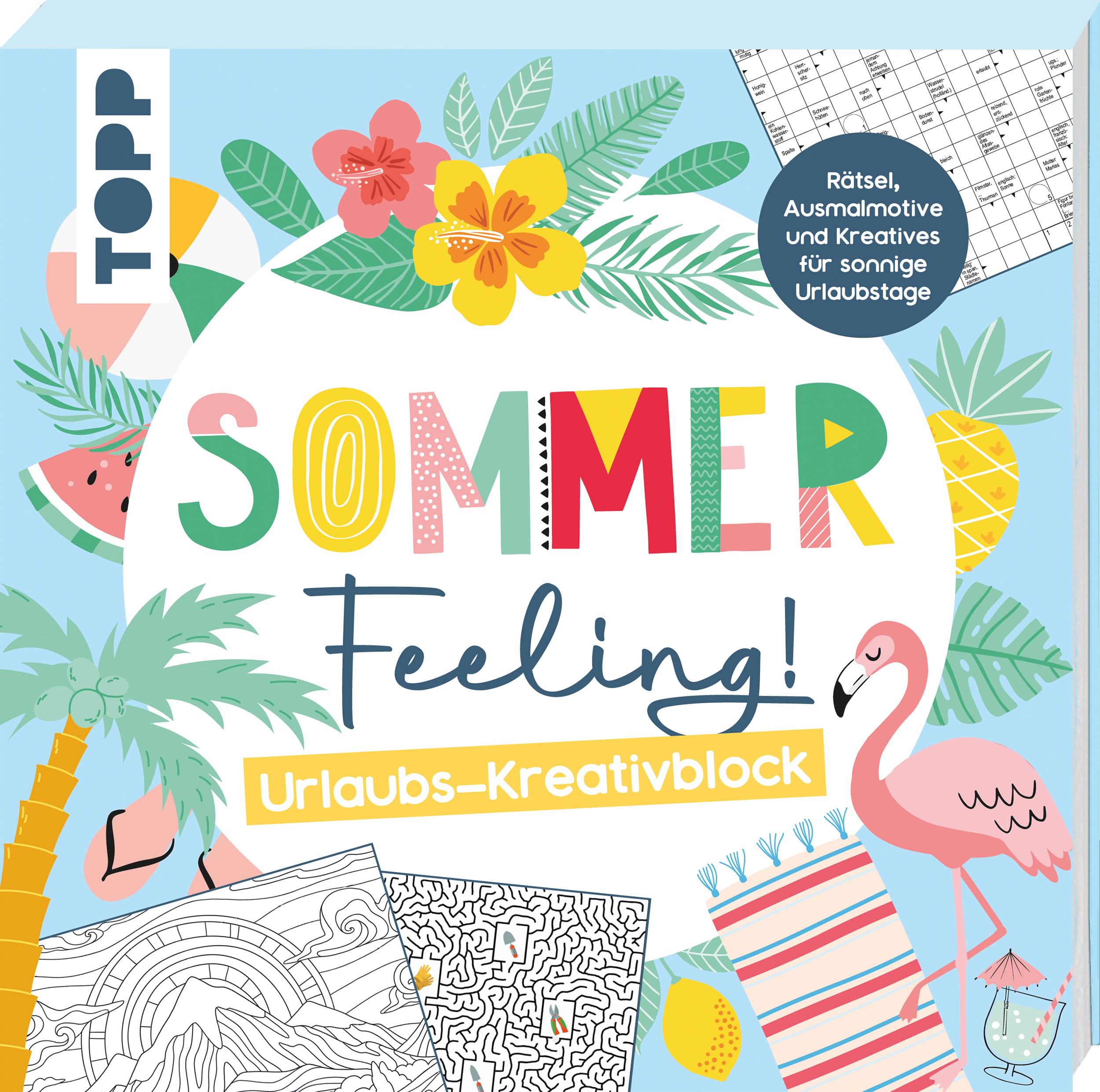 Sommer Feeling! Urlaubs-Kreativblock Film, Art & Culture