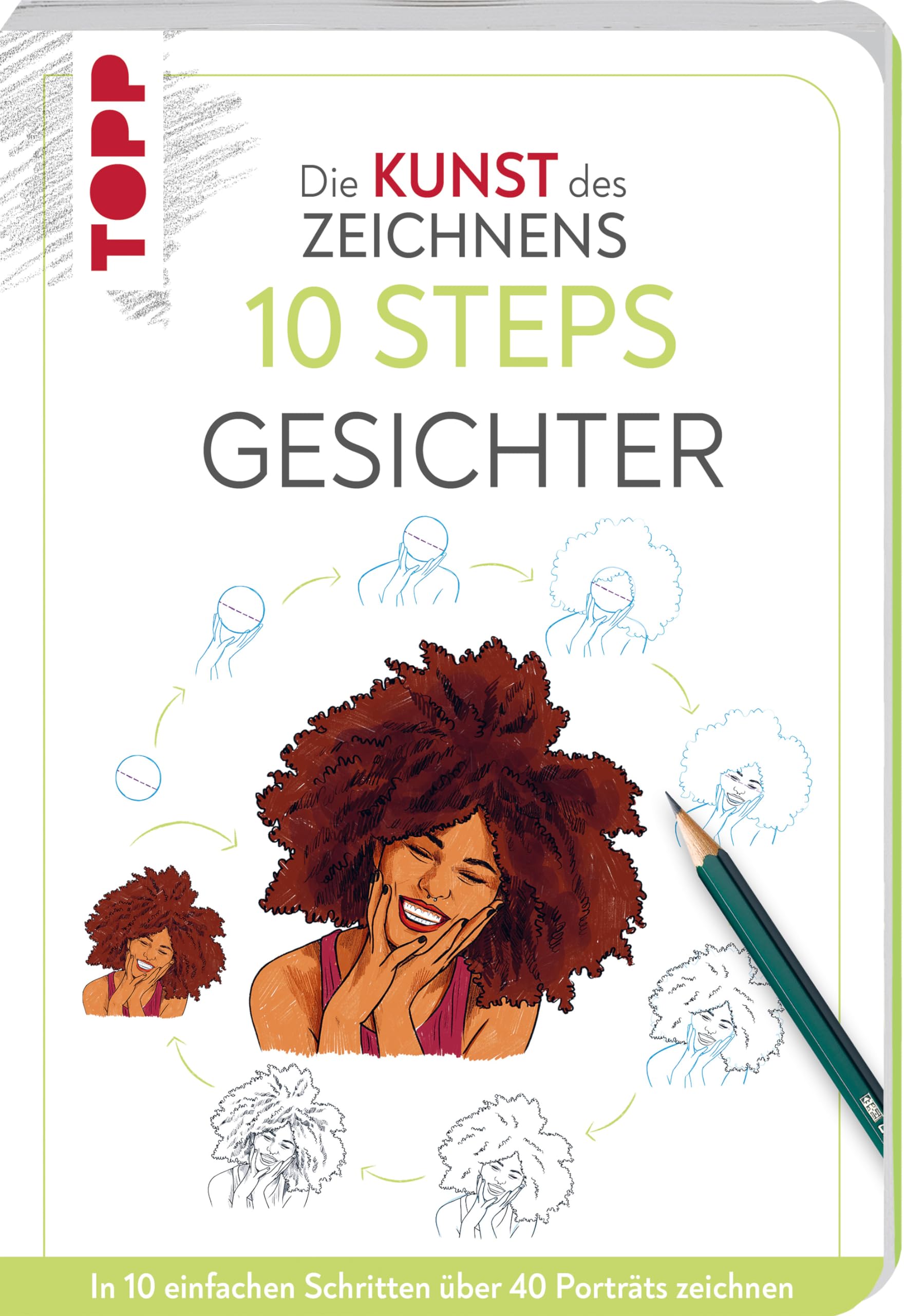 Die Kunst des Zeichnens 10 Steps - Gesichter Photography