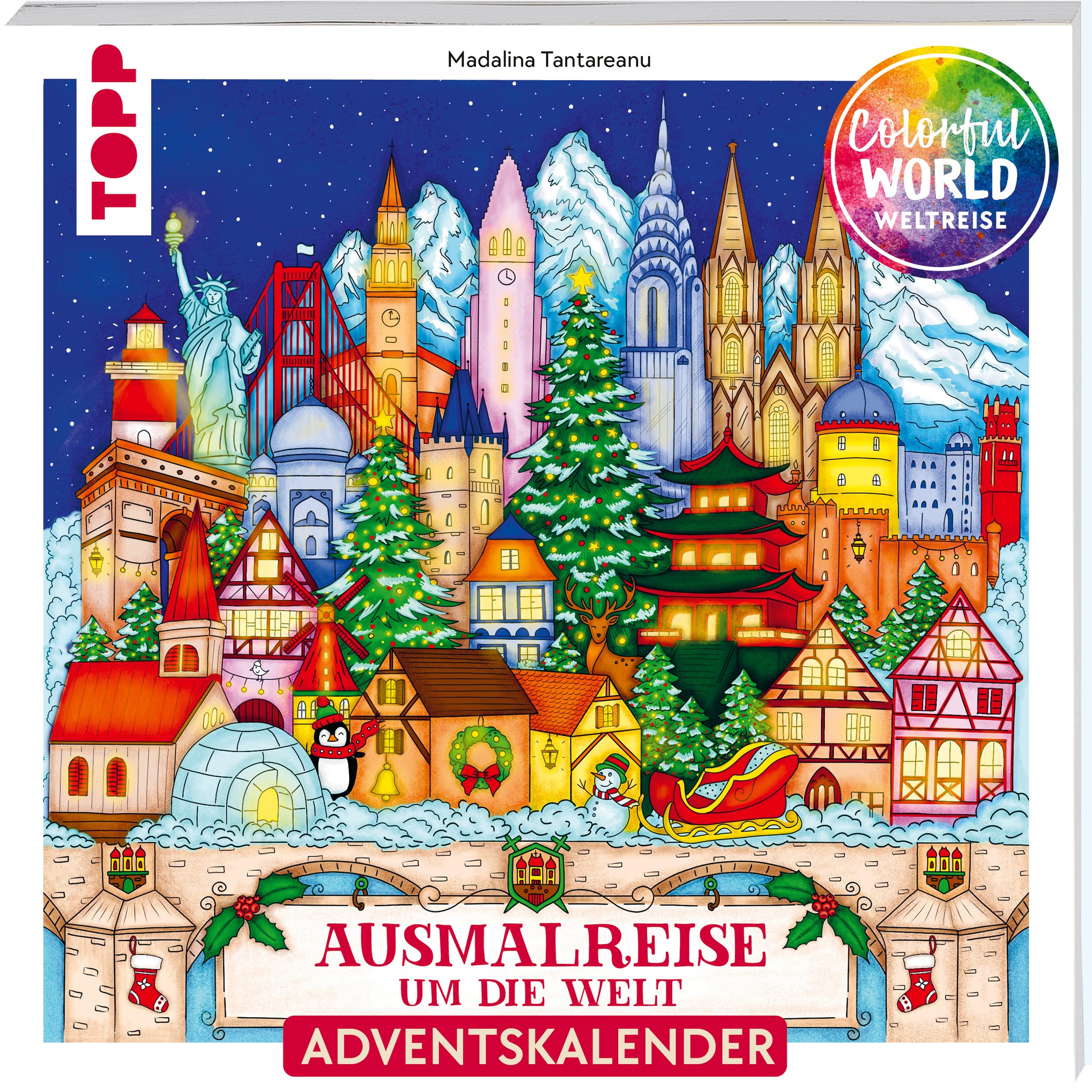 Colorful Christmas Weltreise - Weihnachtliche Ausmalreise um die Welt Arts & Music