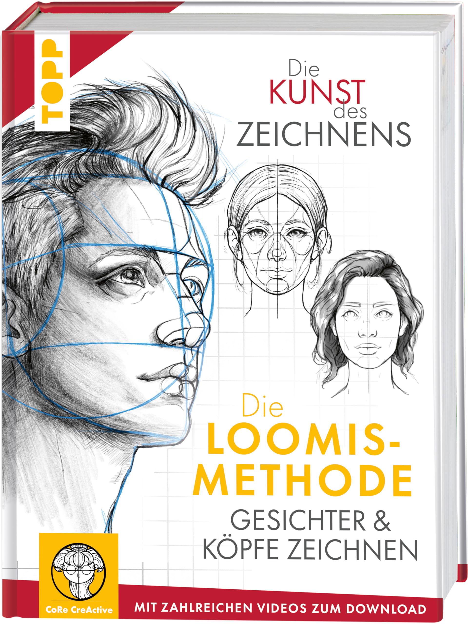 Die Kunst des Zeichnens. Die Loomis-Methode. Gesichter & Köpfe zeichnen Photography