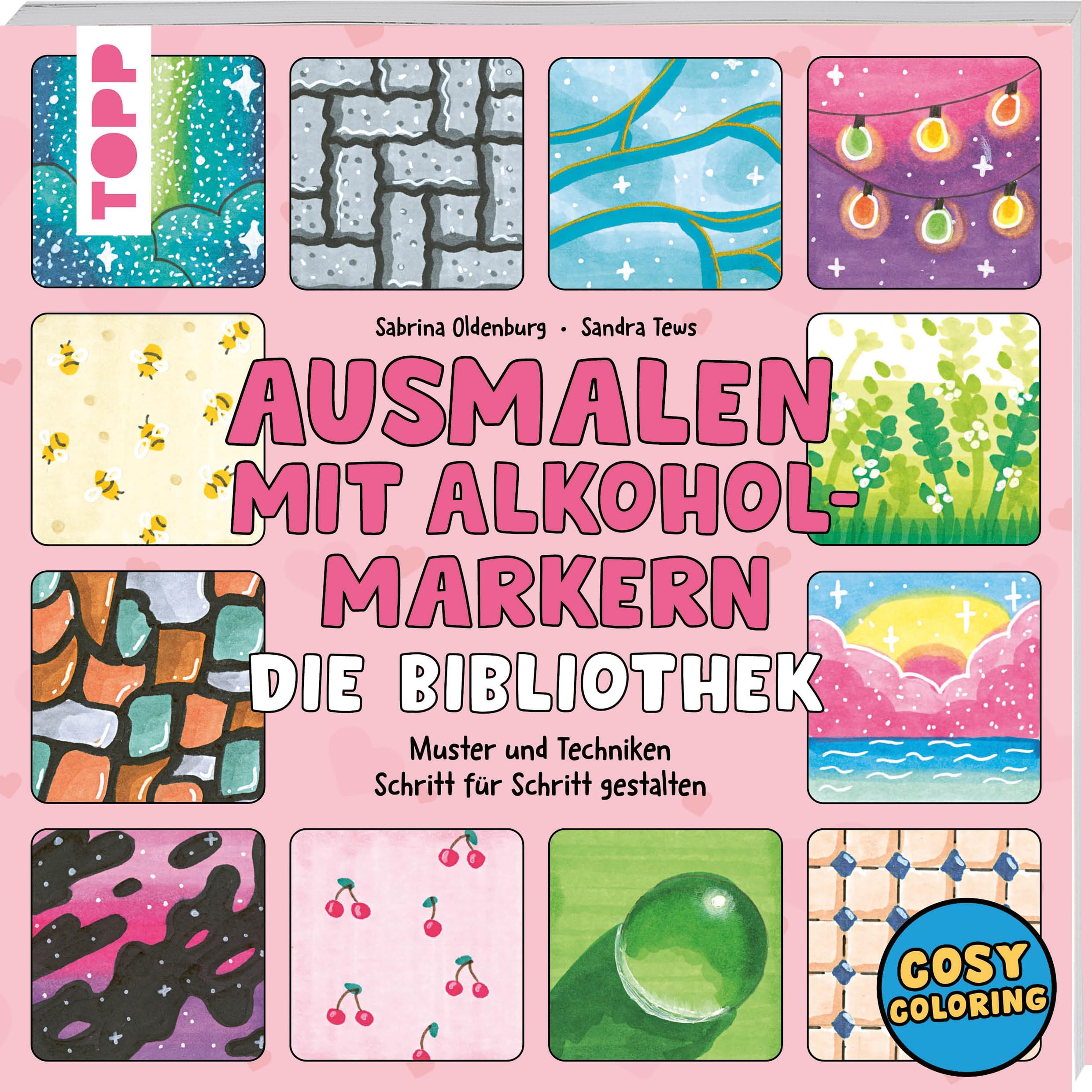 Ausmalen mit Alkoholmarkern - die Bibliothek Arts & Music