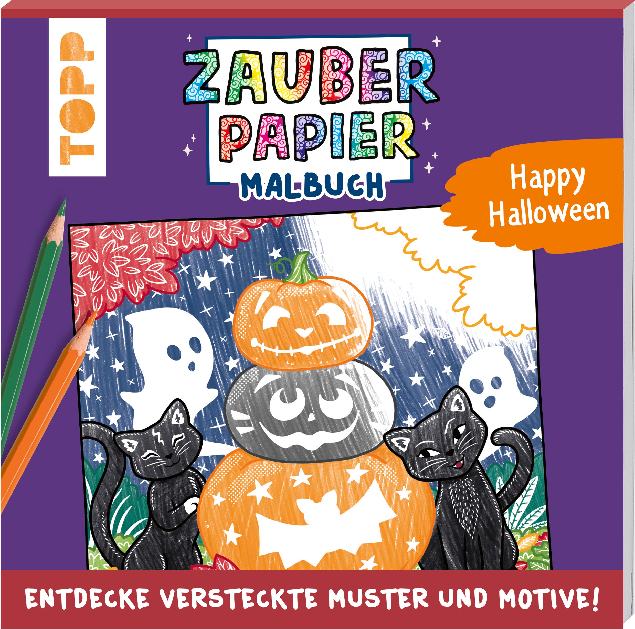Zauberpapier Malbuch Happy Halloween Lifestyle