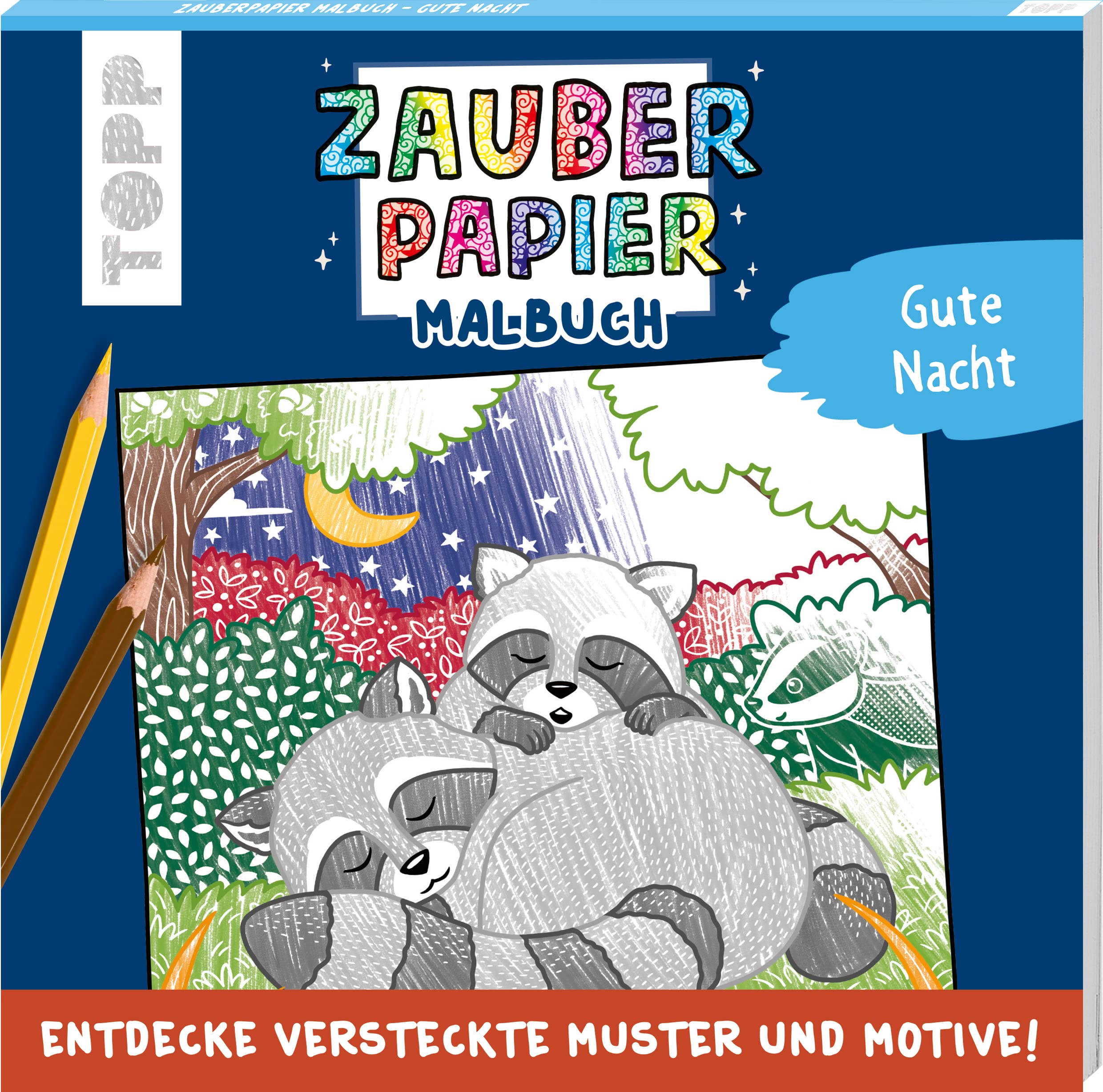 Zauberpapier Malbuch Gute Nacht: Entdecke versteckte Muster und Motive! Leisure, Home & Garden