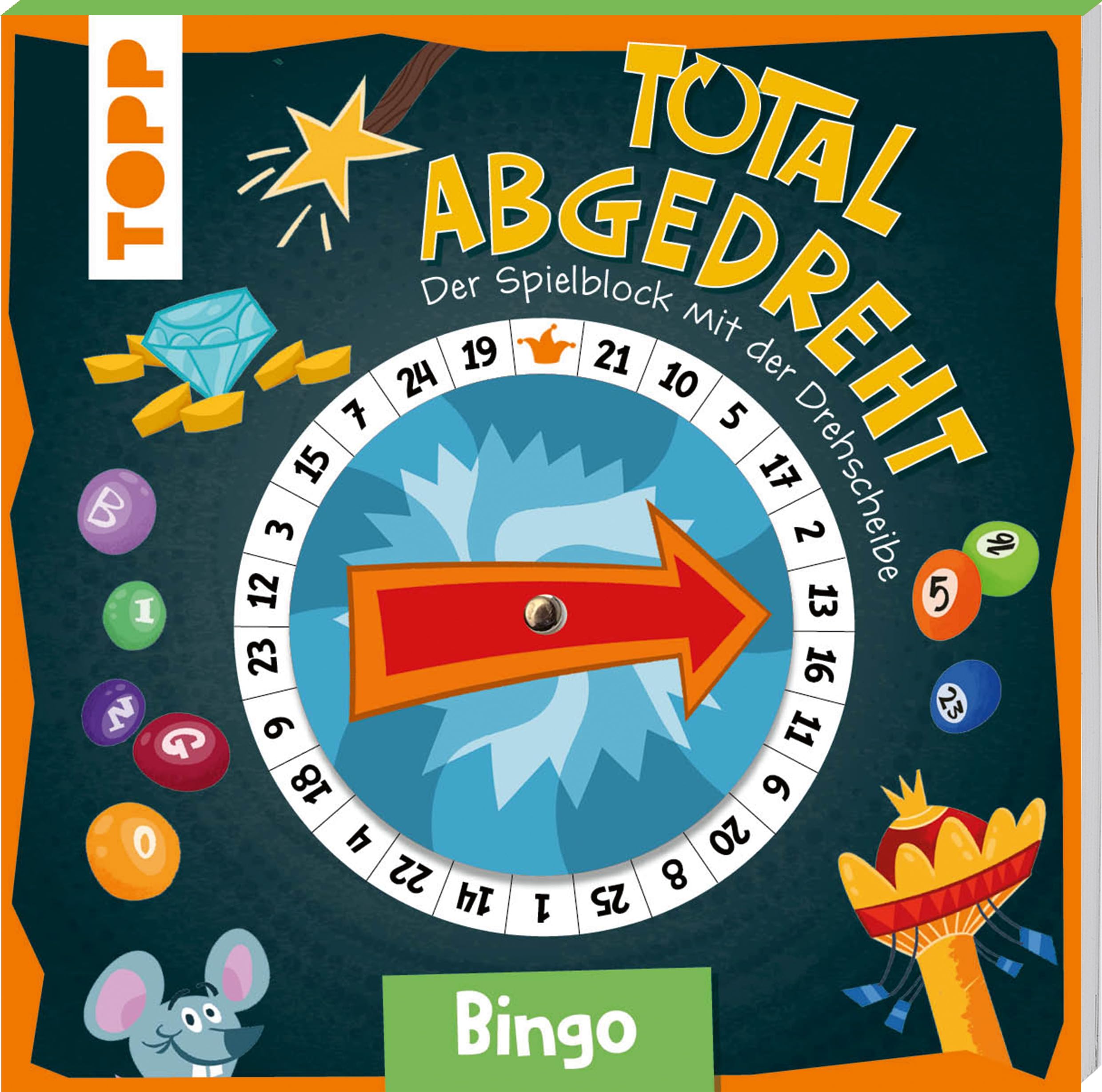 Total abgedreht! Spieleblock mit Drehscheibe - Bingo book