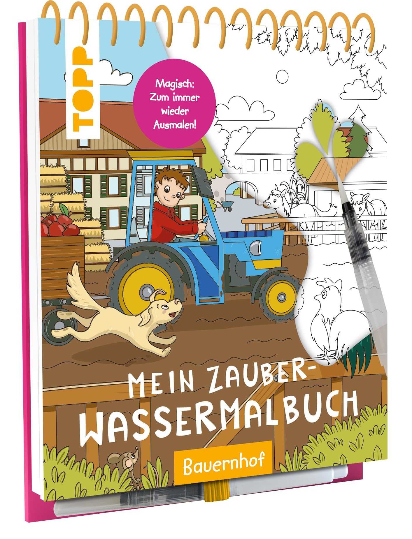Mein Zauber-Wassermalbuch Bauernhof Lifestyle