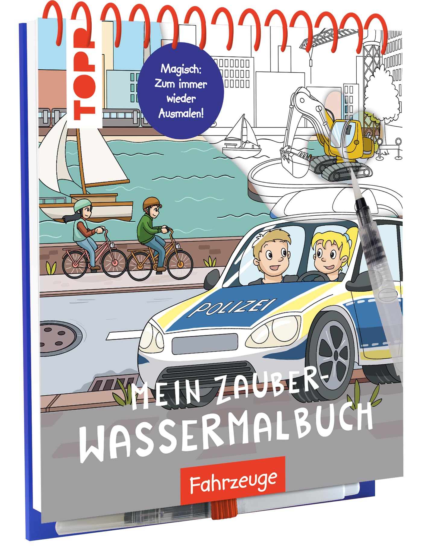 Mein Zauber-Wassermalbuch Fahrzeuge Lifestyle