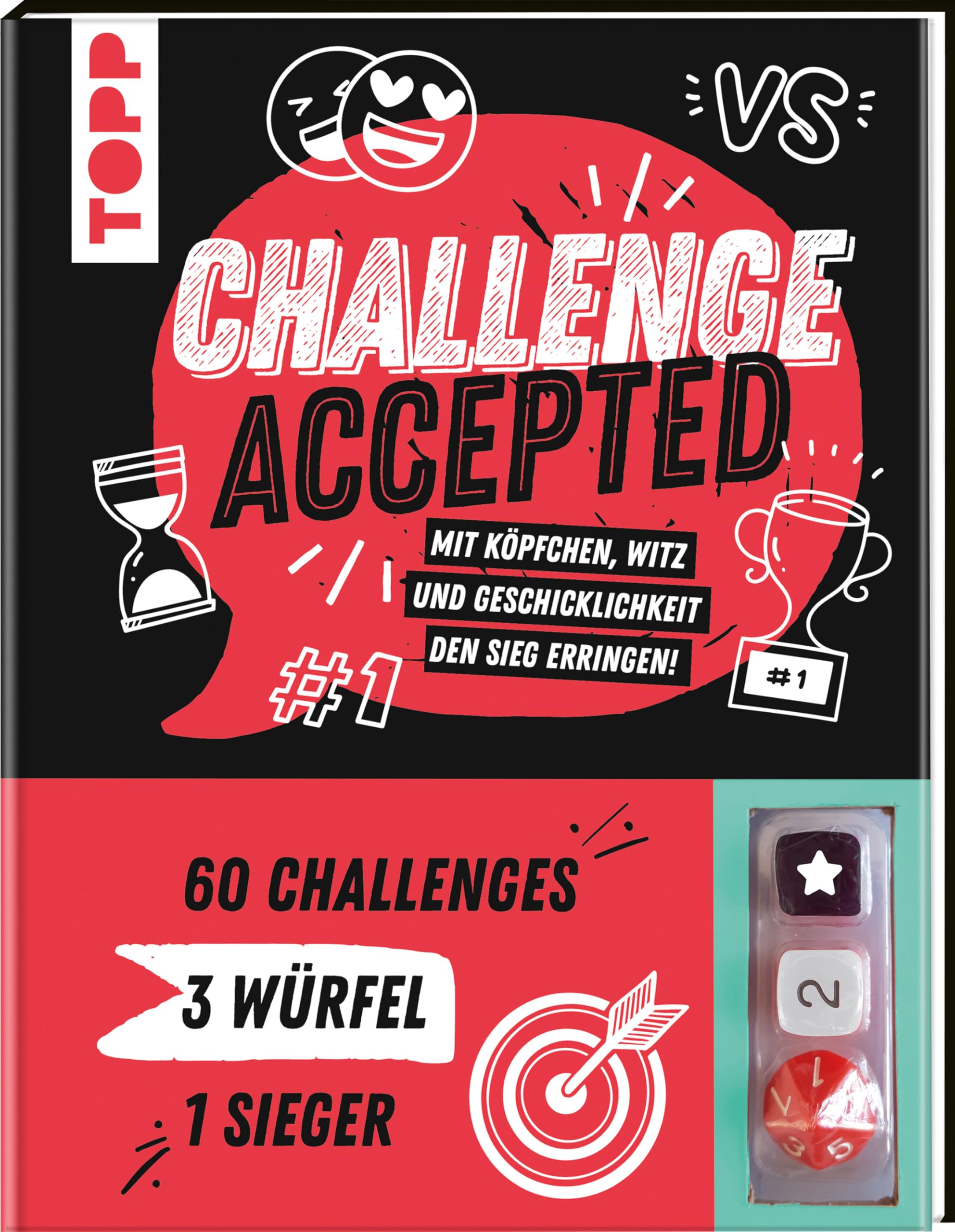 Product Image: Challenge accepted! Mit 3 Würfeln und 60 Challenges