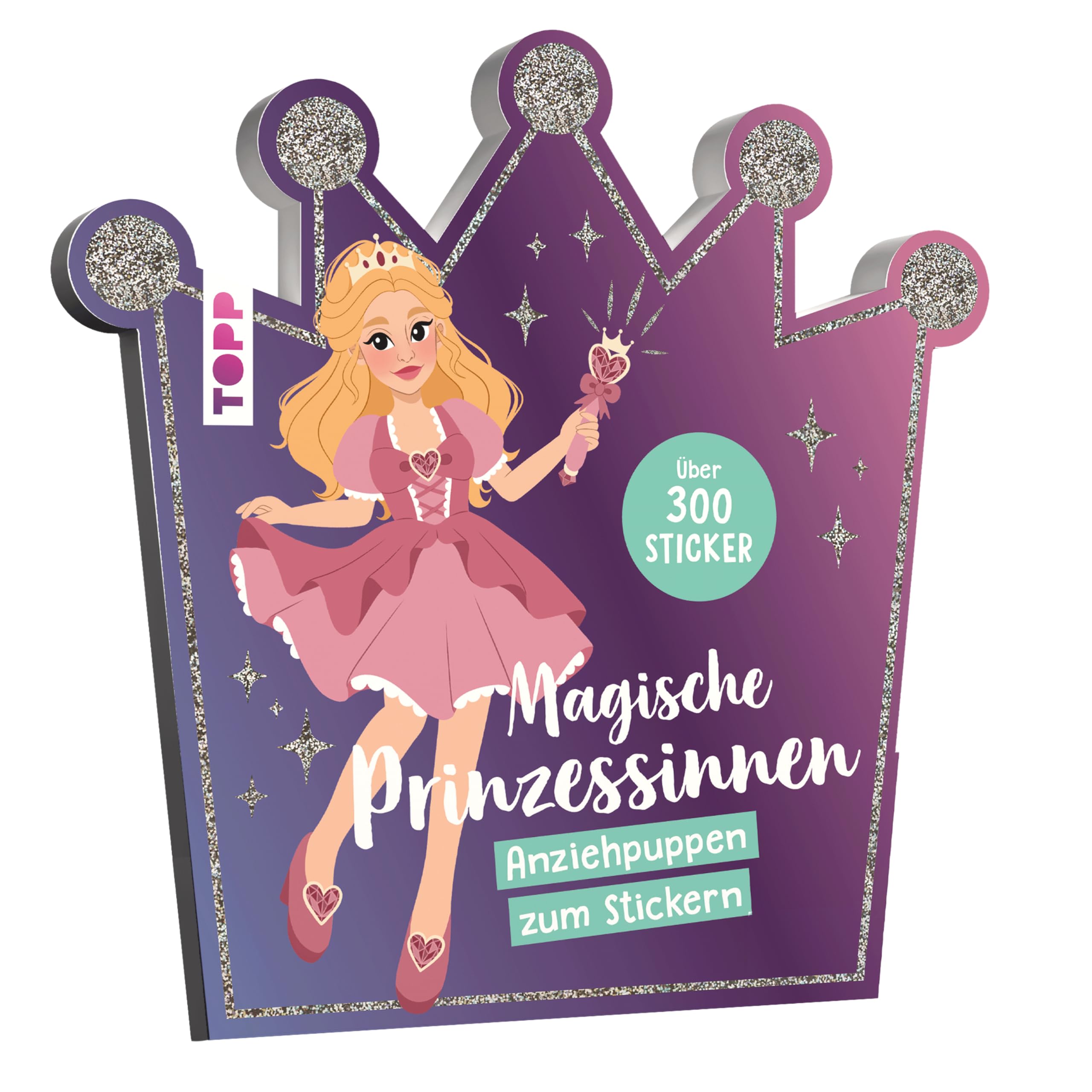 Stickerbuch: Anziehpuppen zum Stickern. Magische Prinzessinnen Lifestyle