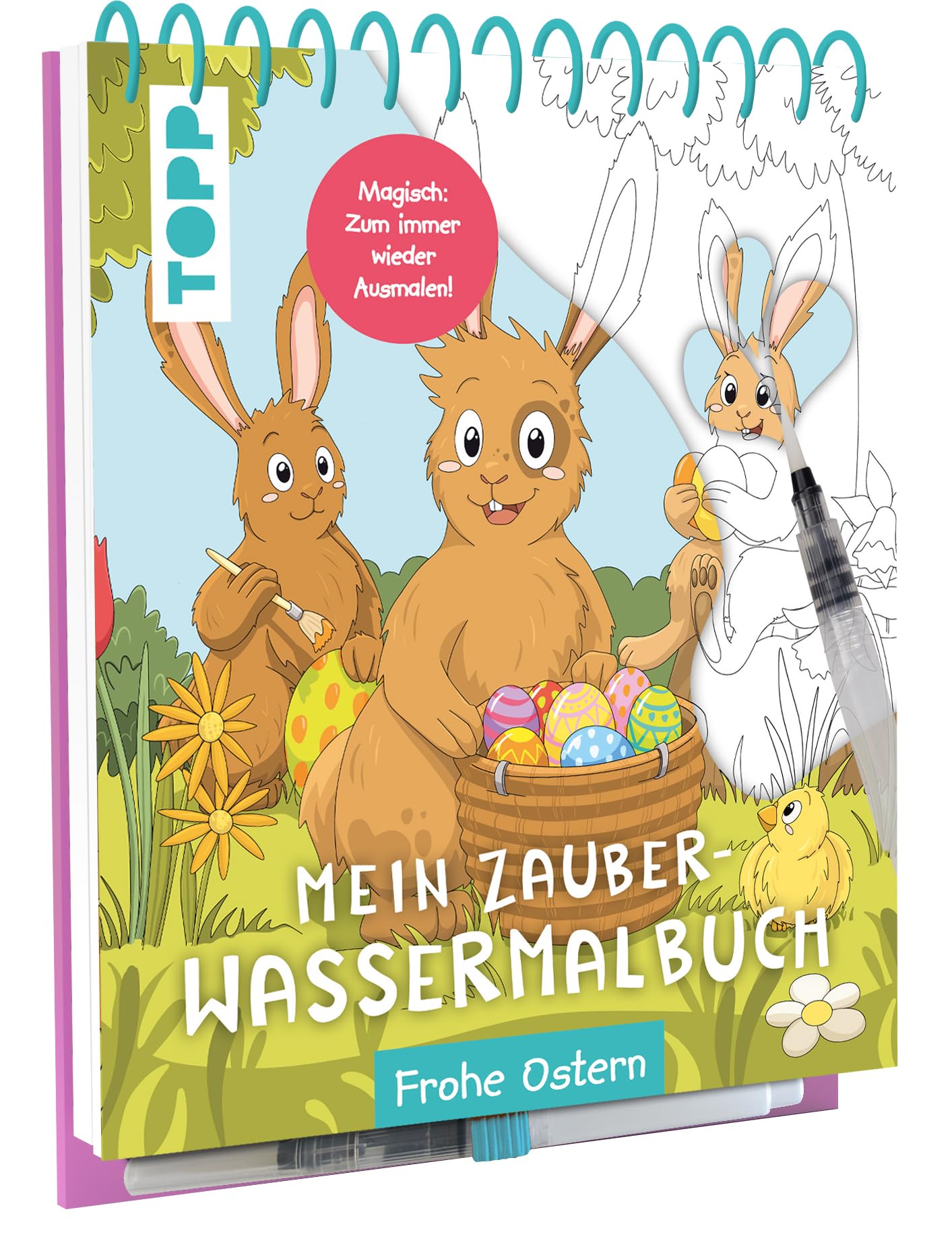 Mein Zauber-Wassermalbuch Frohe Ostern Posters
