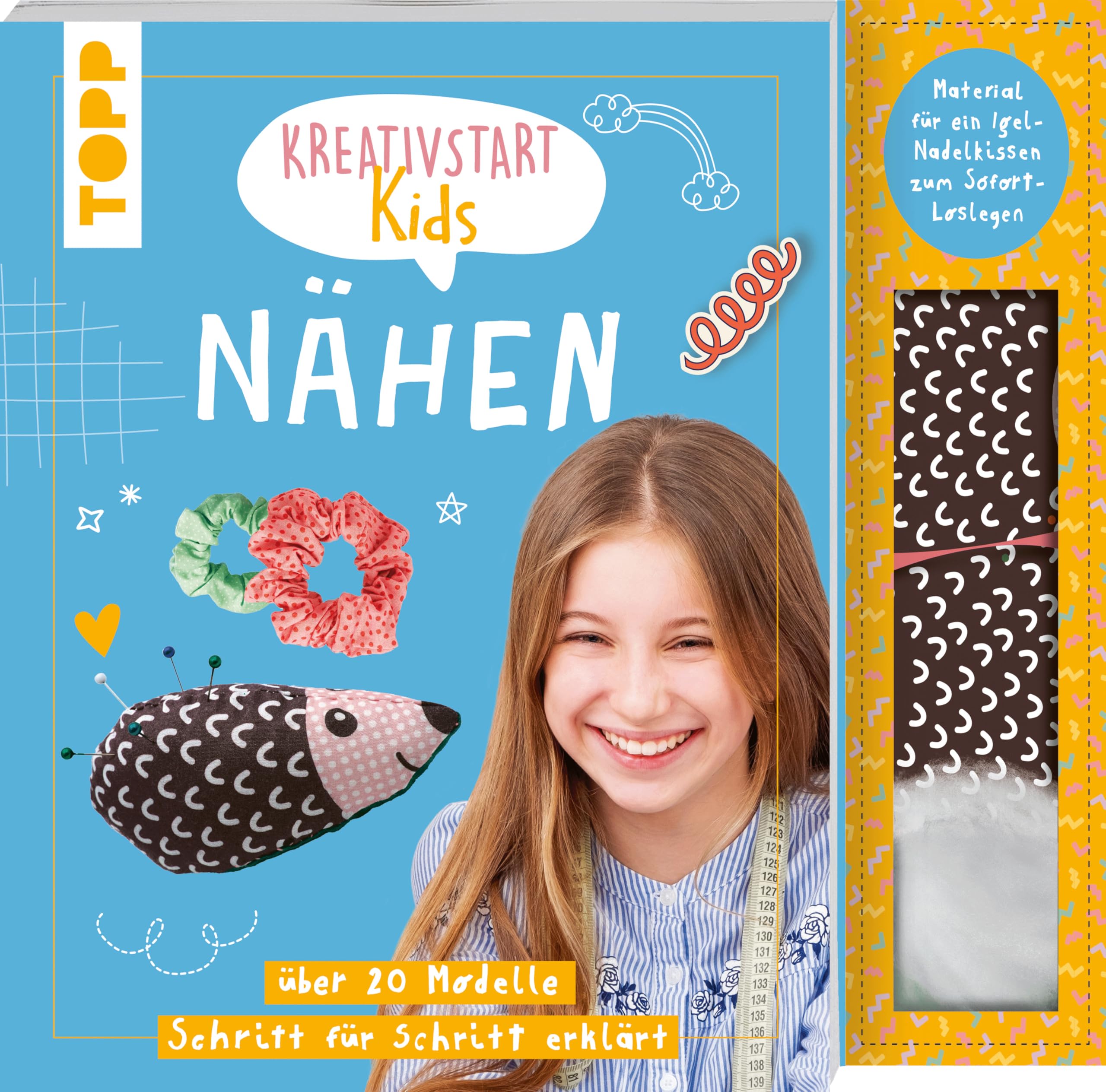 Kreativstart Kids Nähen. Anleitungsbuch und Material Hobbies & Crafts