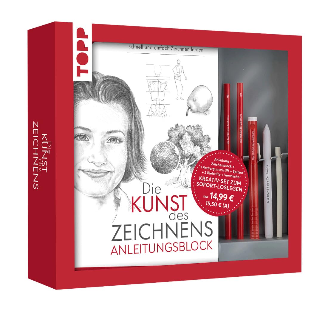 Kreativ-Set Die Kunst des Zeichnens Arts & Music