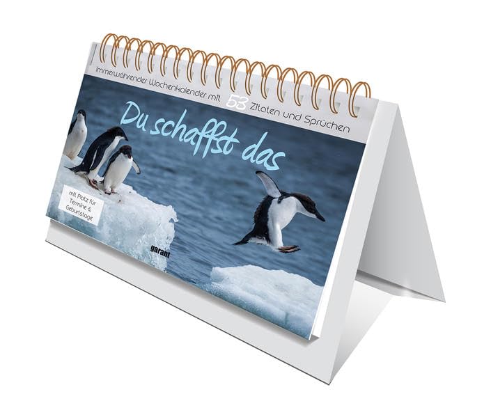Aufstell-Spiral-Kalender Du schaffst das: Du schaffst das Lifestyle