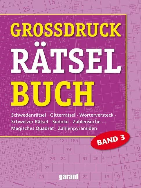 Grossdruck Rätselbuch Band 3 Leisure, Home & Garden