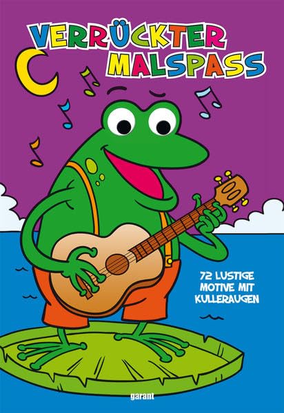 Wackelaugen Malbuch Frosch: 36 lustige Motive mit Kulleraugen Tiptoi & Games