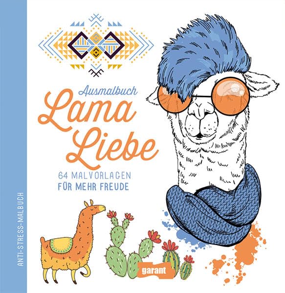 Ausmalbuch Lama Liebe Film, Art & Culture