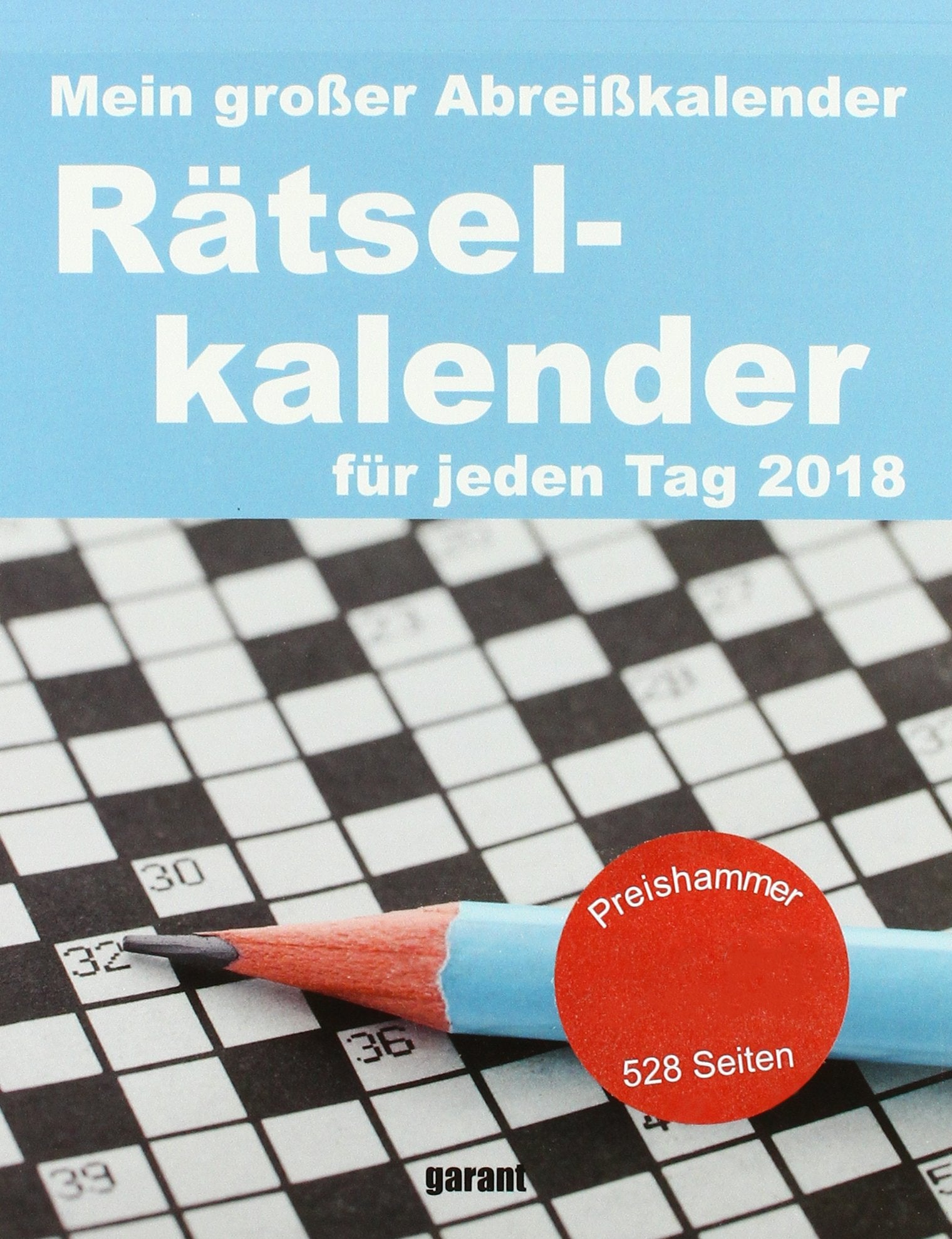 Abreißkalender Rätsel 2018: Mein großer Abreißkalender für jeden Tag Leisure, Home & Garden