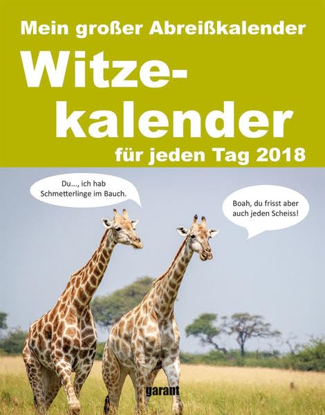 Abreißkalender Witze 2018: Mein großer Abreißkalender für jeden Tag Leisure, Home & Garden
