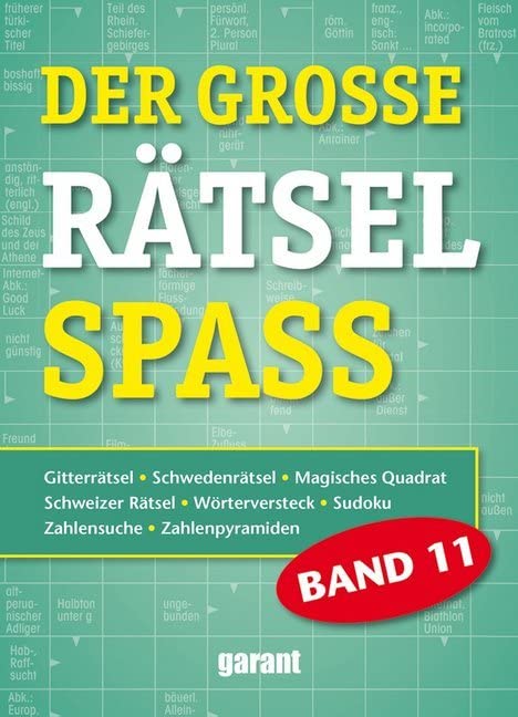 Der grosse Rätsel Spass Band 11 Leisure & Fun