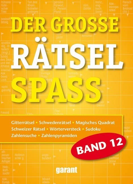 Der grosse Rätsel Spass Band 12 Leisure & Fun