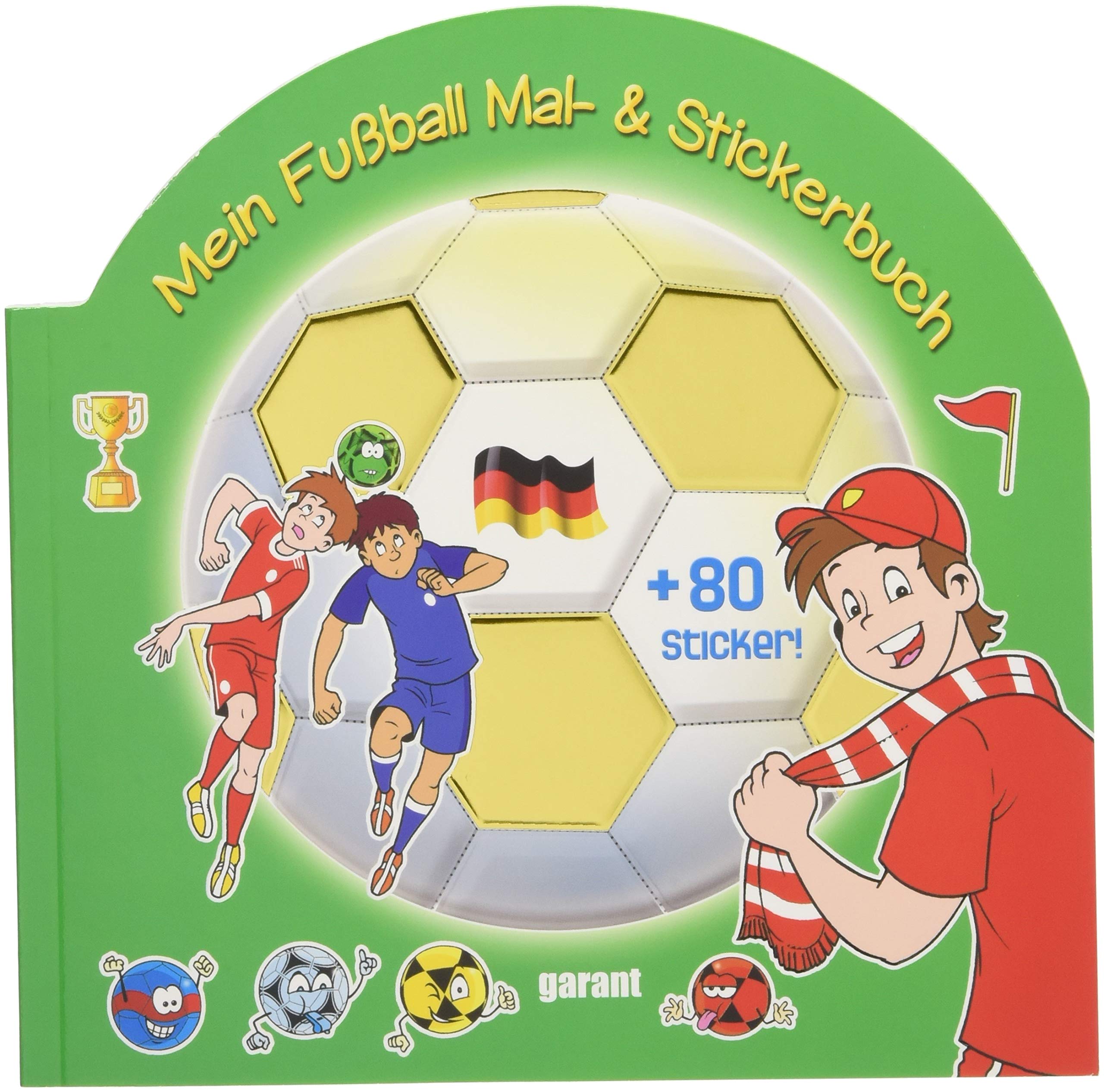 Mein Fußball Mal- und Stickerbuch Non-fiction