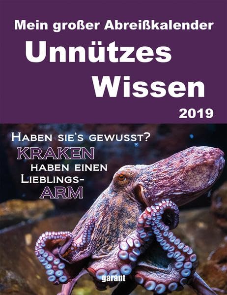 Abreißkalender Unnützes Wissen 2019 Manga