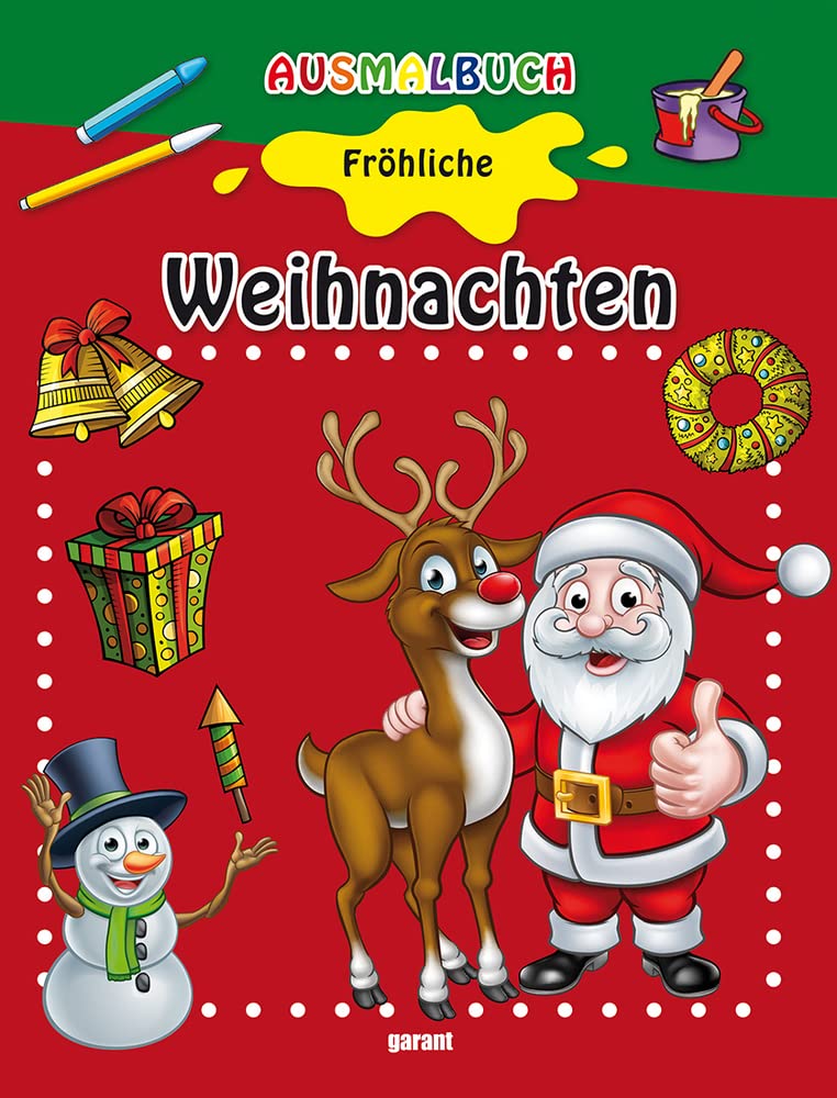 Ausmalbuch Fröhliche Weihnachten Hobbies & Crafts