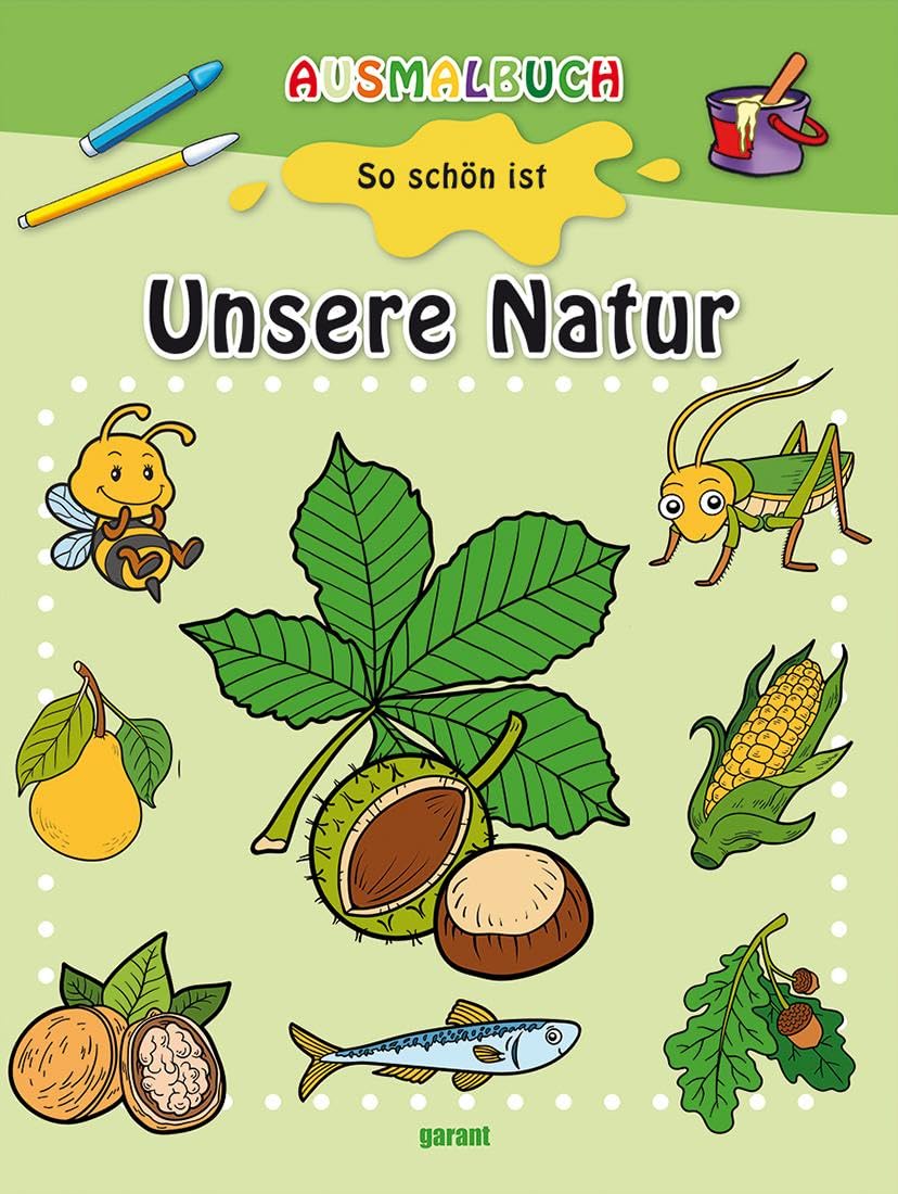 Ausmalbuch - Unsere Natur Hobbies & Crafts