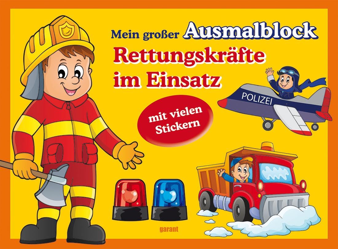 Mein großer Ausmalblock - Rettungskräfte im Einsatz: Rettungskräfte im Einsatz Hobbies & Crafts