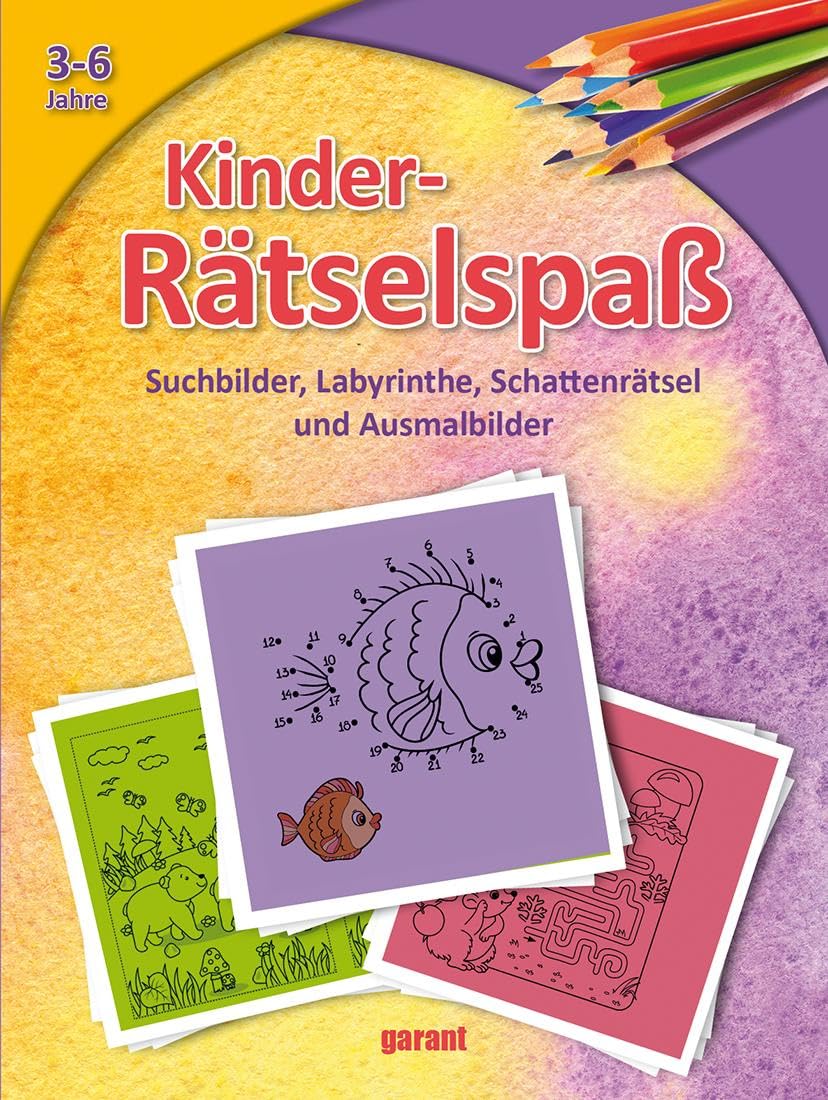 Kinder-Rätsel Band 1: Zielgruppe 3-6 Leisure, Home & Garden