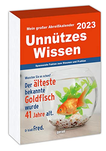 Abreißkalender Unnützes Wissen 2023 Leisure, Home & Garden